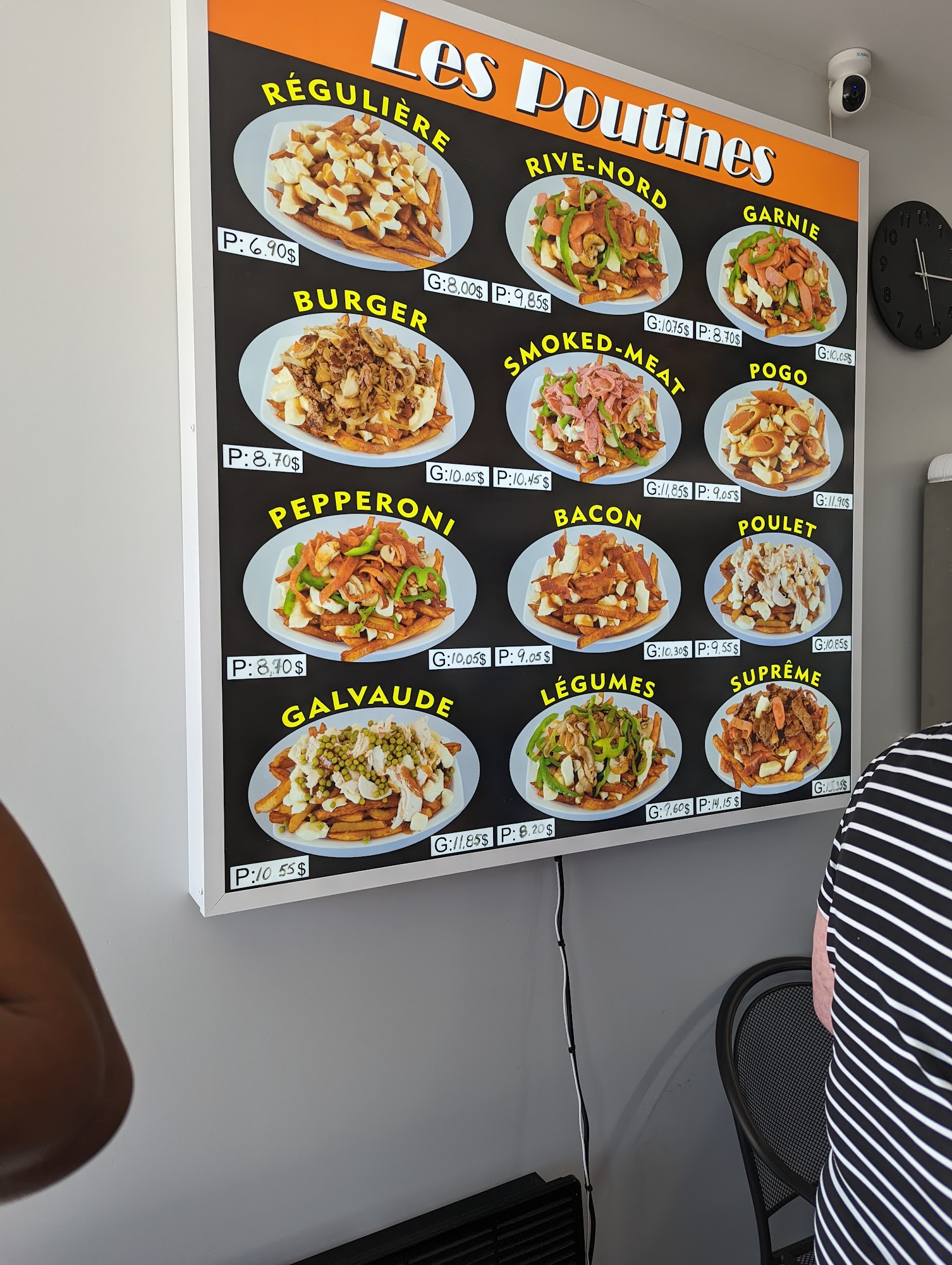 Restaurant Rive-Nord Enrg Menu