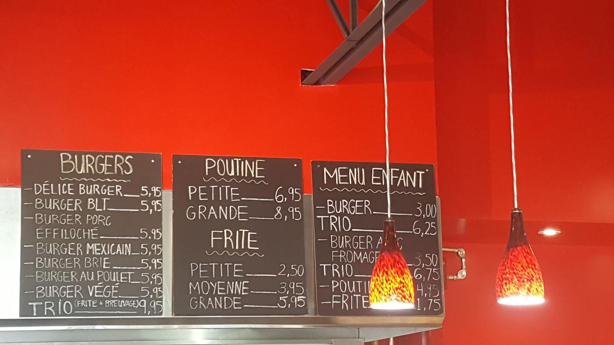 Delices De L'Eden Menu