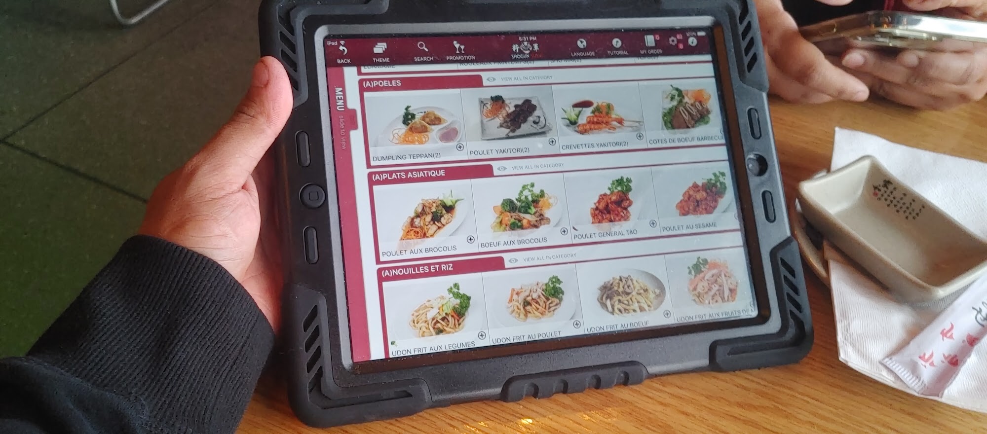 Shogun sushi Menu
