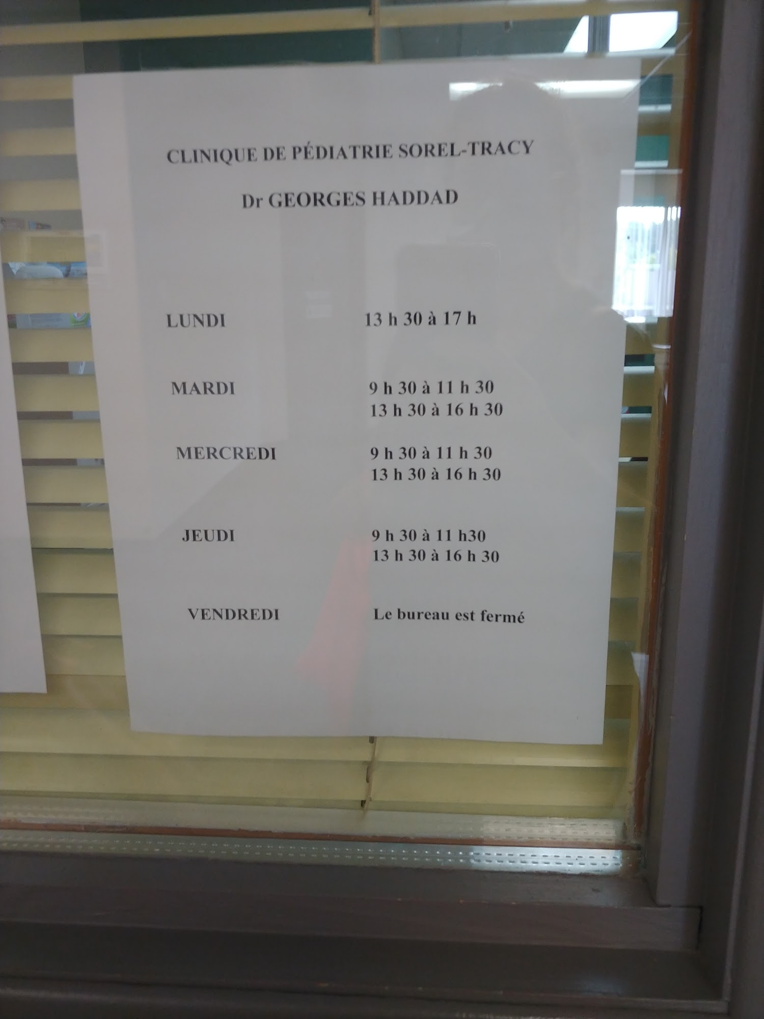 Clinique De Pediatrie Sorel