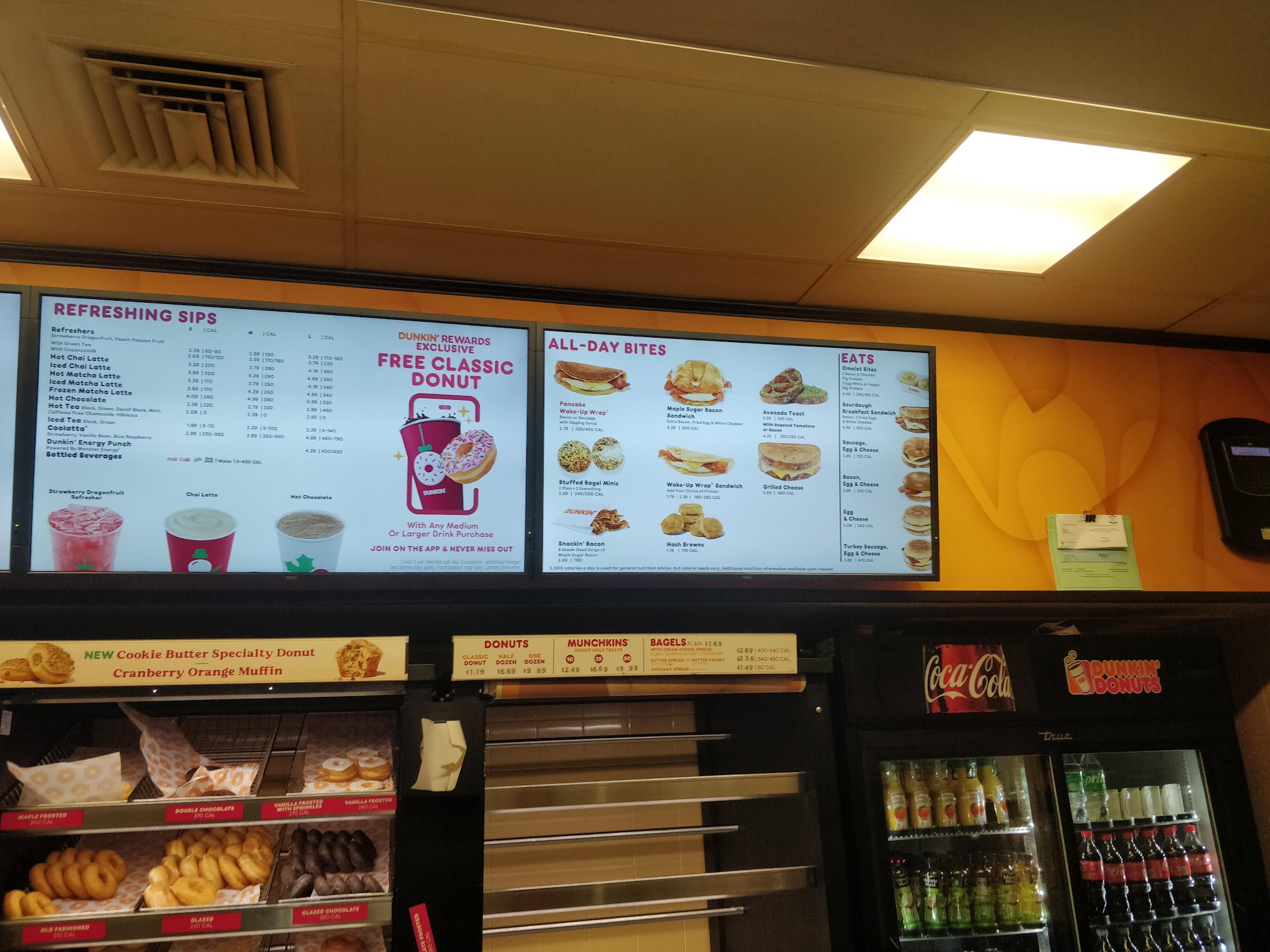 Dunkin' Menu
