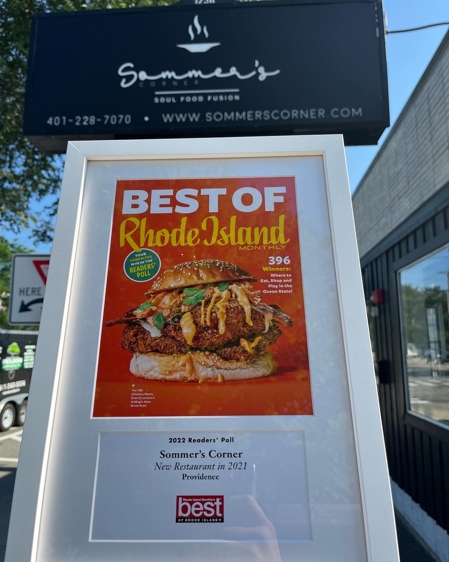 Sommer's Corner Menu