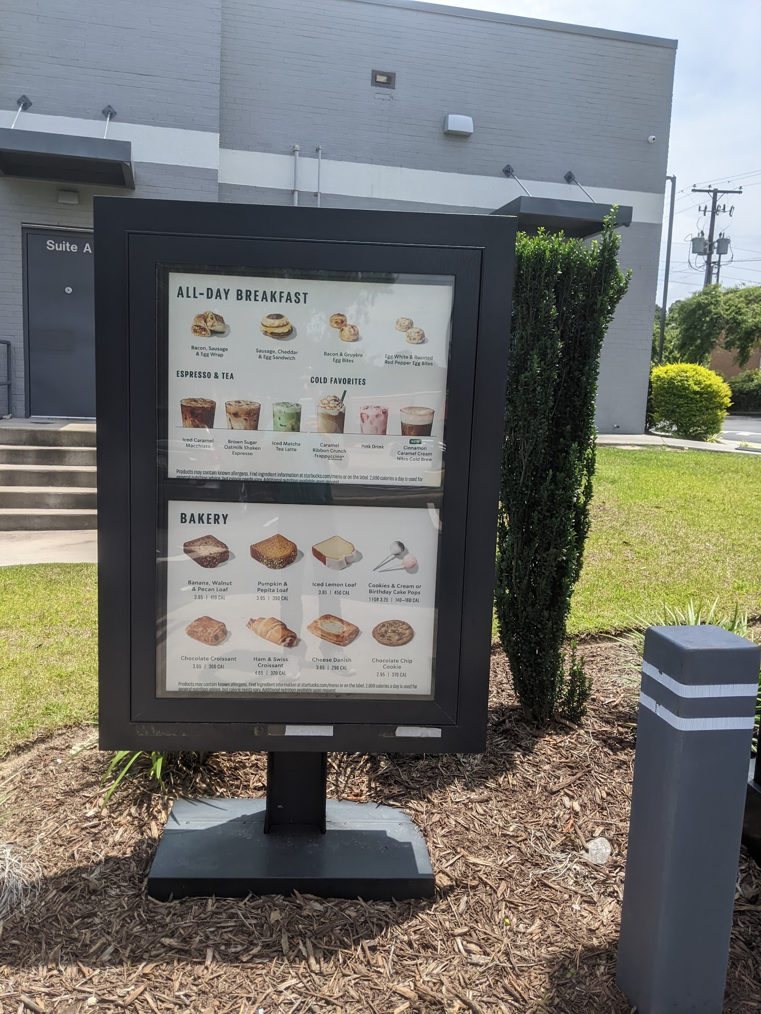 Starbucks Menu