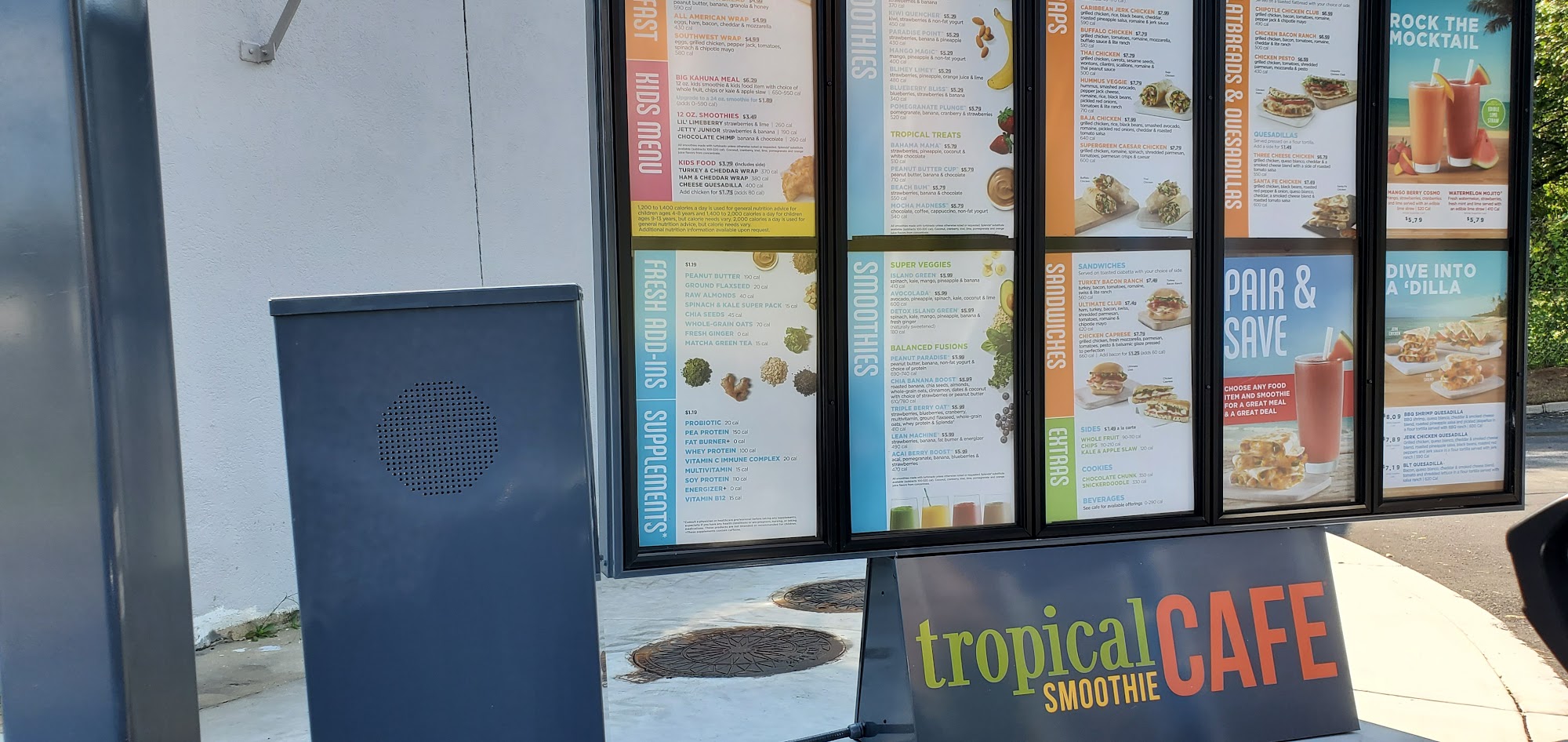 Tropical Smoothie Cafe Menu