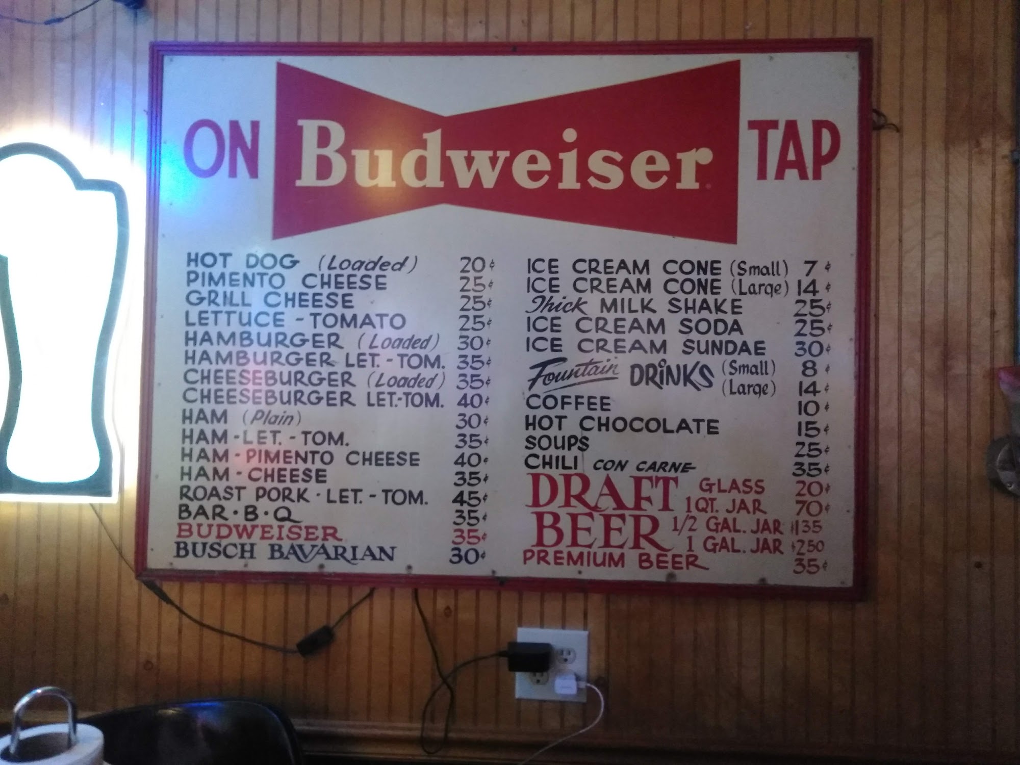 Circle Fountain Menu