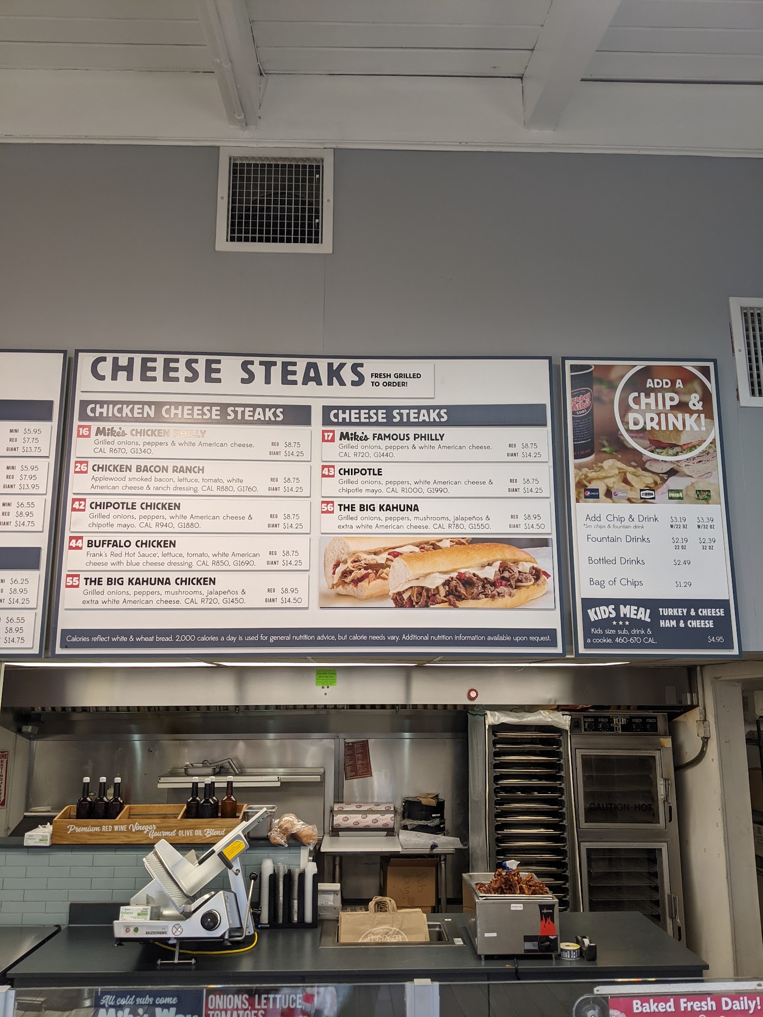 Jersey Mike's Subs Menu