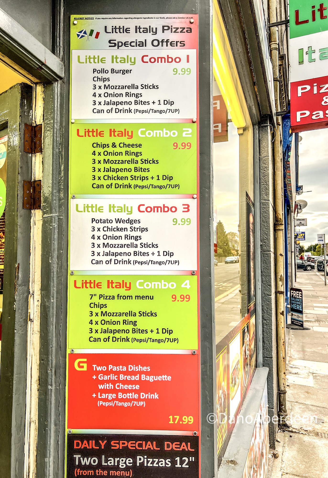 Little Italy Pizza (Aberdeen) Menu