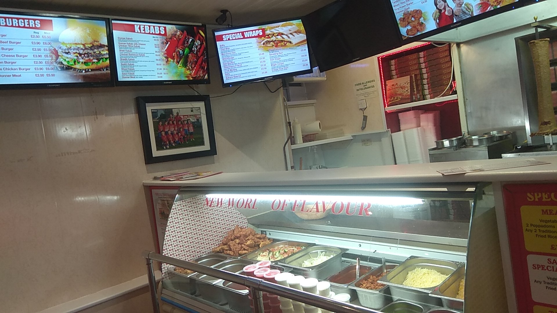 Sahara Takeaway Menu