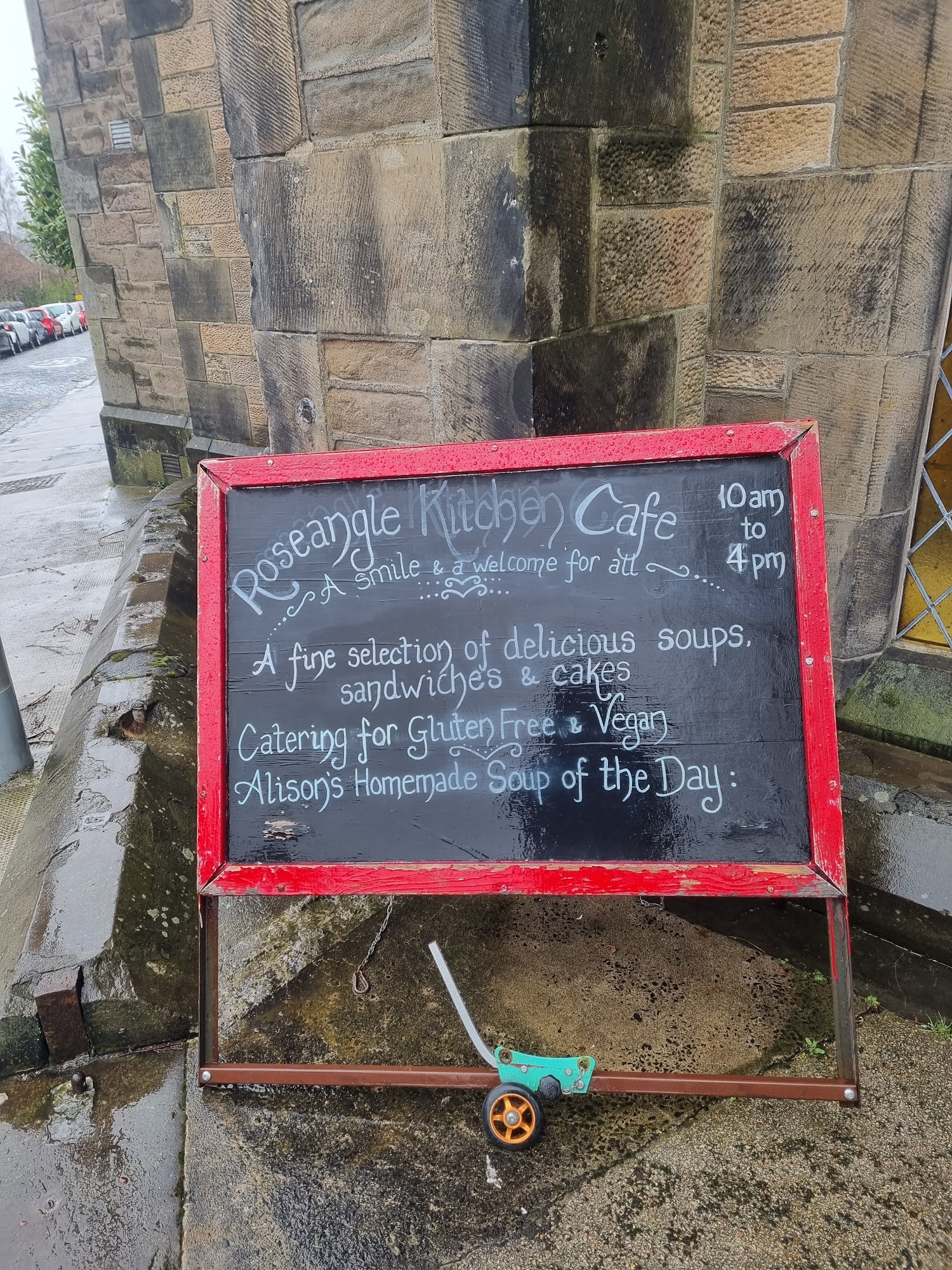 Roseangle Cafe Menu