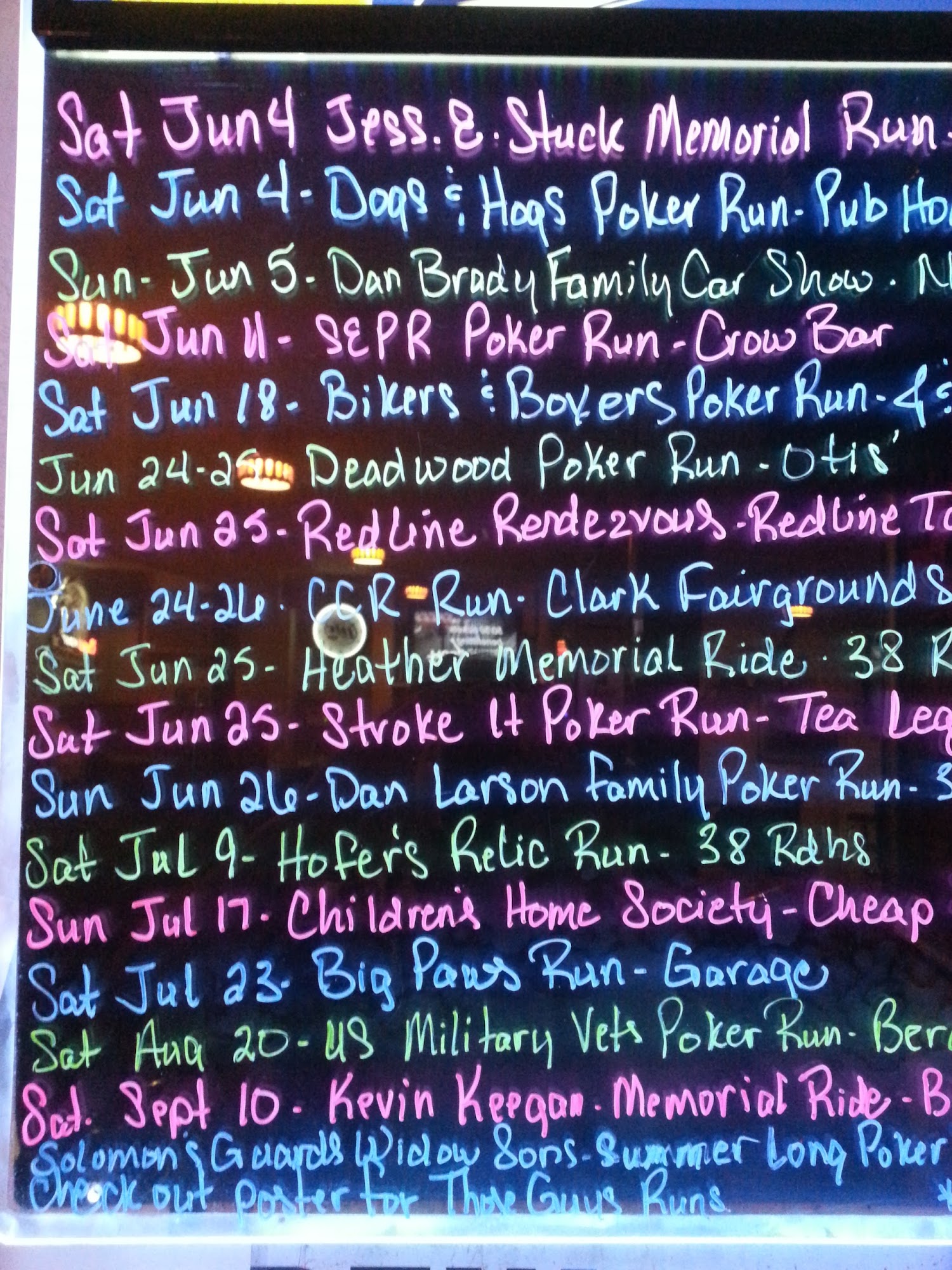 Pilot Mike’s Roadhouse Menu