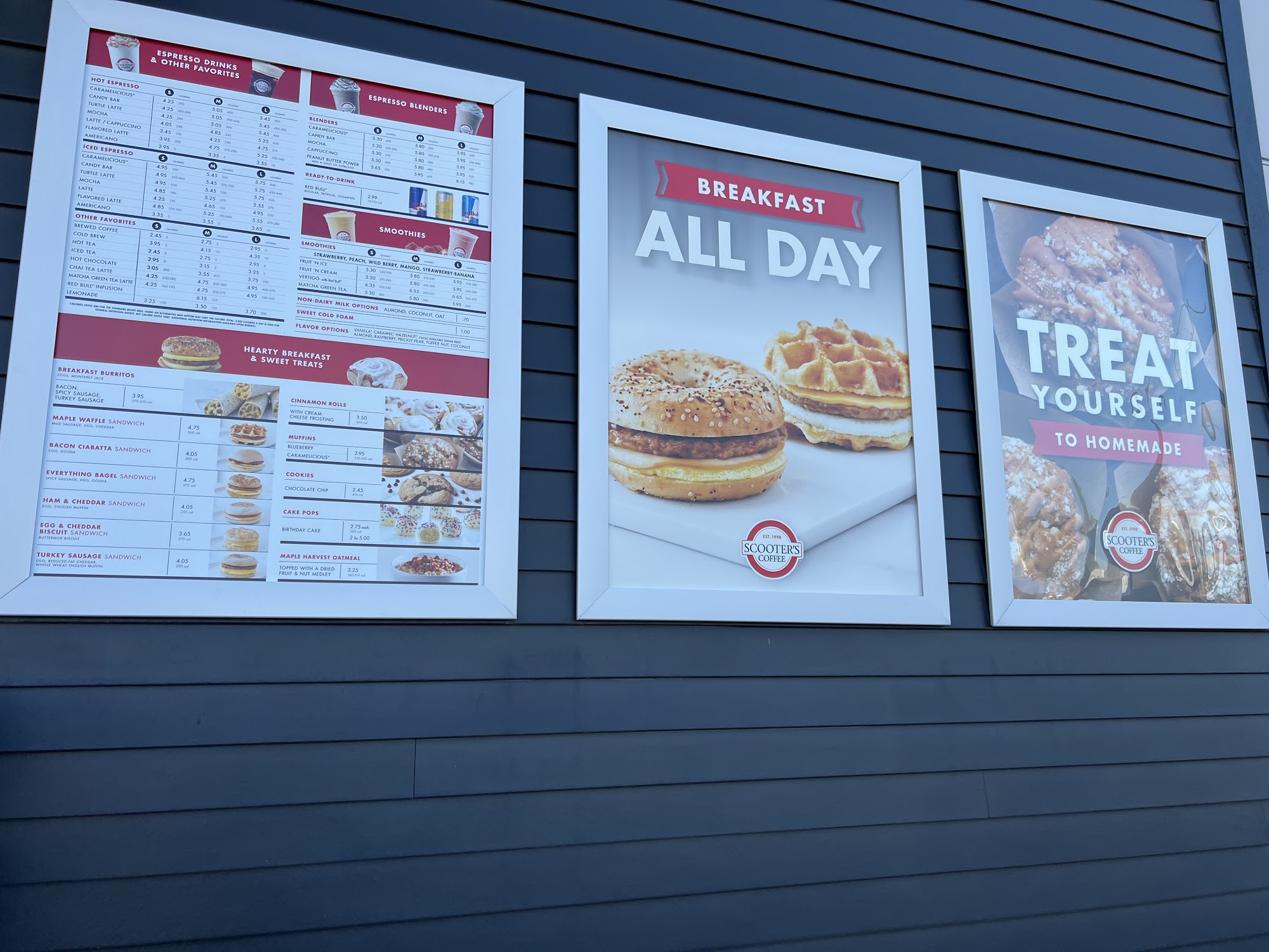 Scooter's Coffee Menu