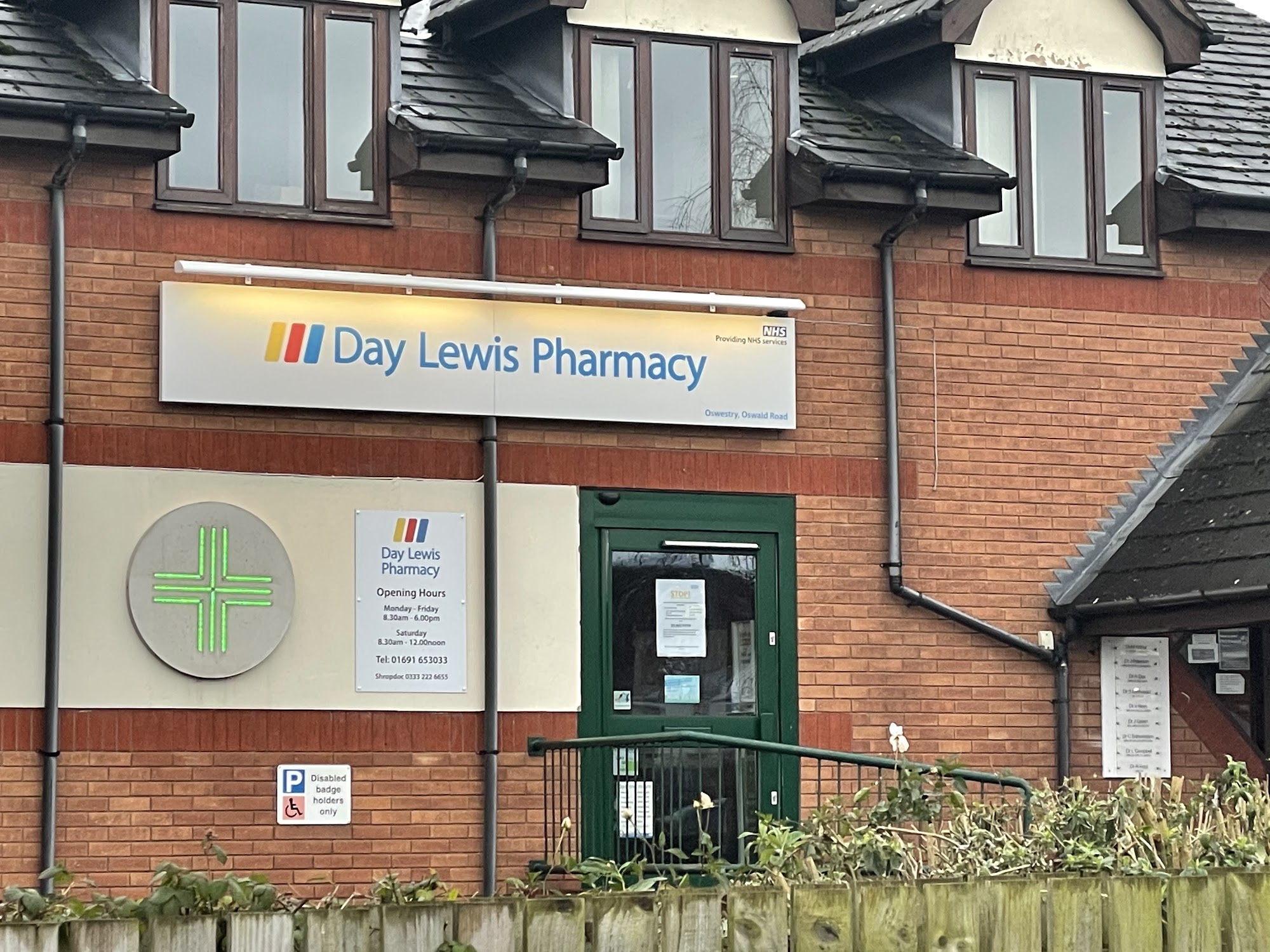 Day Lewis Pharmacy Oswestry English Walls