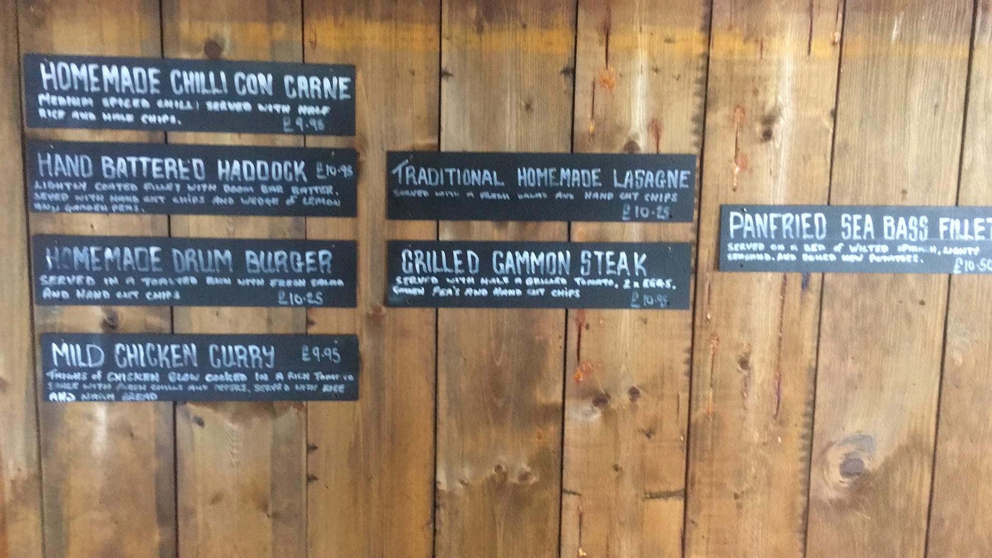 Drum & Monkey Kenn Menu