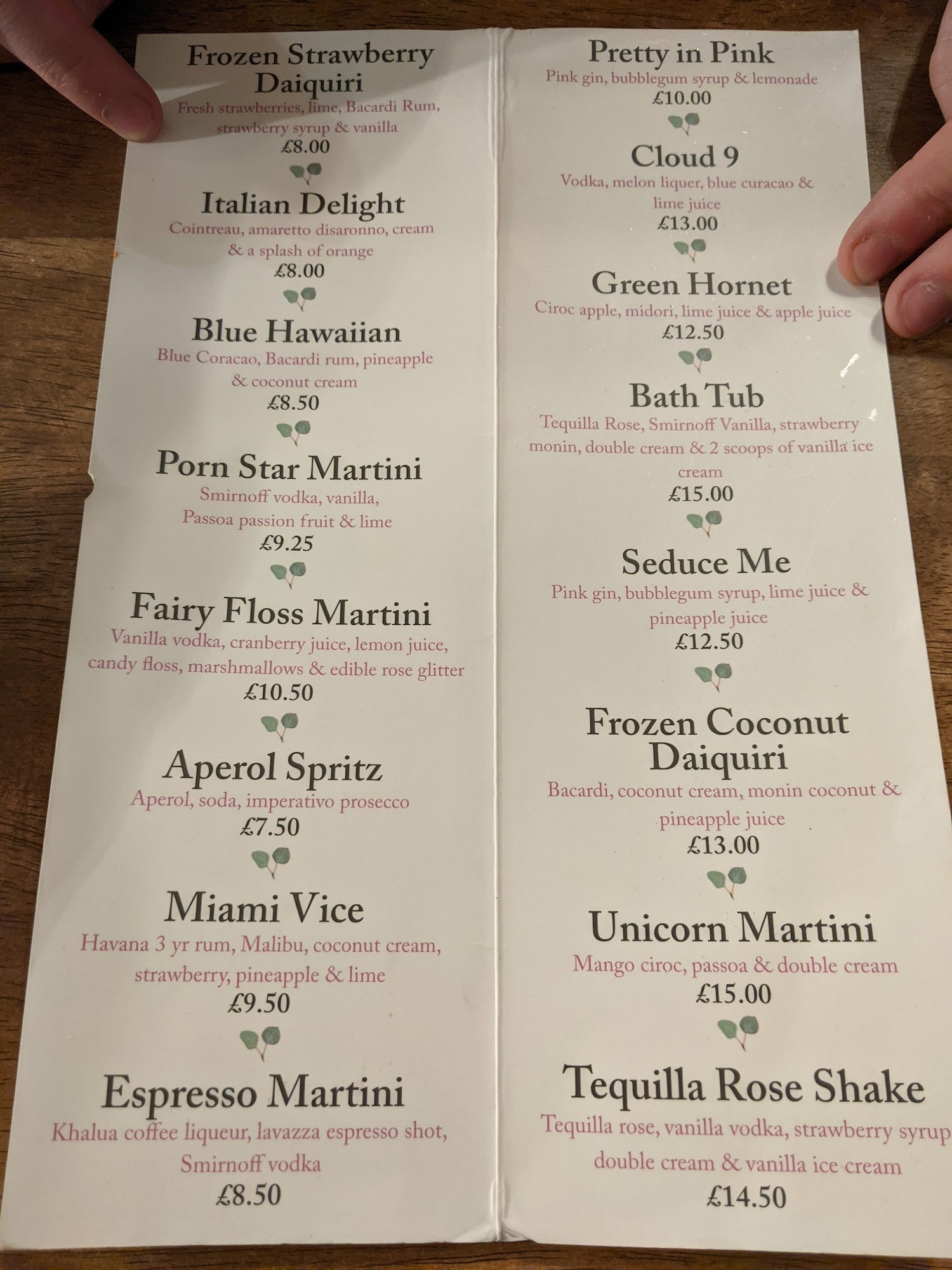 Il Salvatore Restaurant Menu