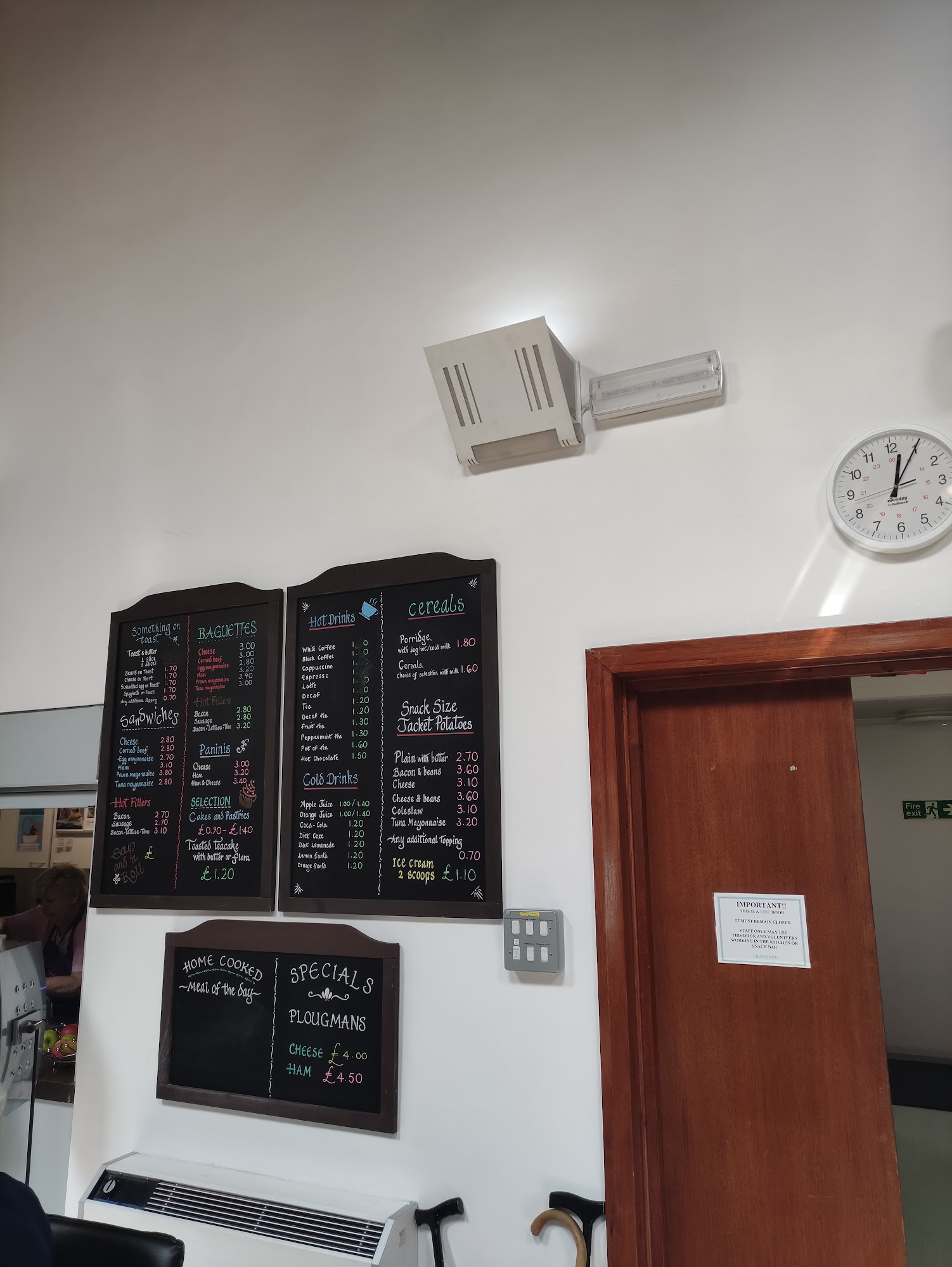 Choices Cafe Menu