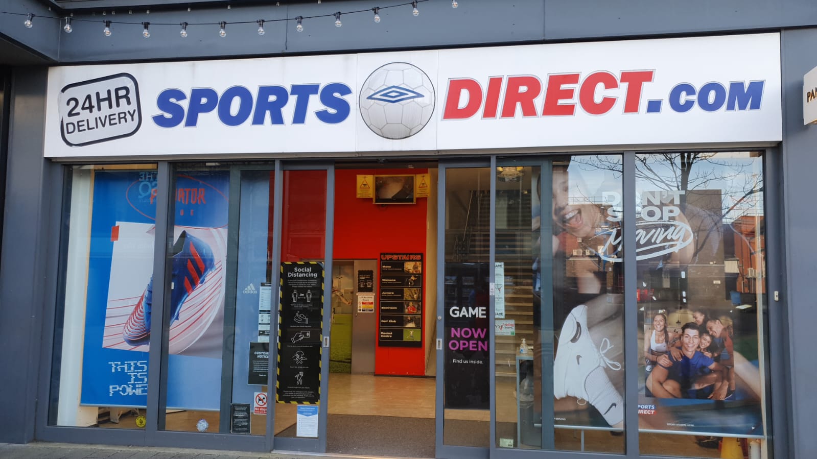 GAME Camberley inside Sports Direct