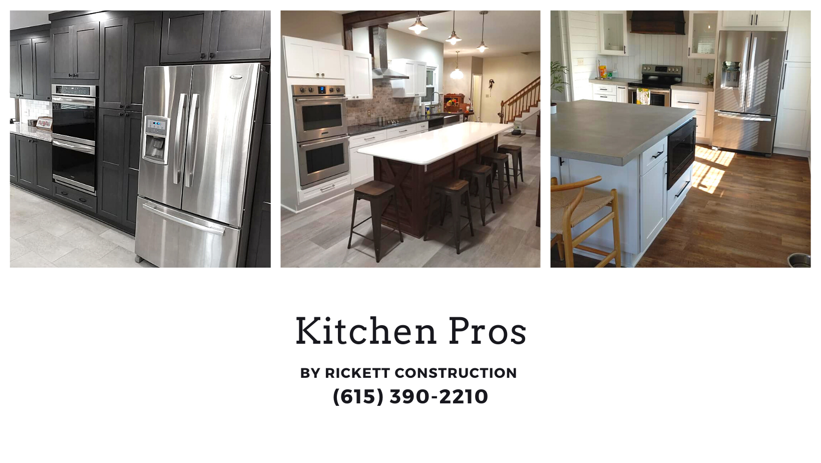 Kitchen Pros by Rickett Construction 308 Hayes St, Hartsville Tennessee 37074