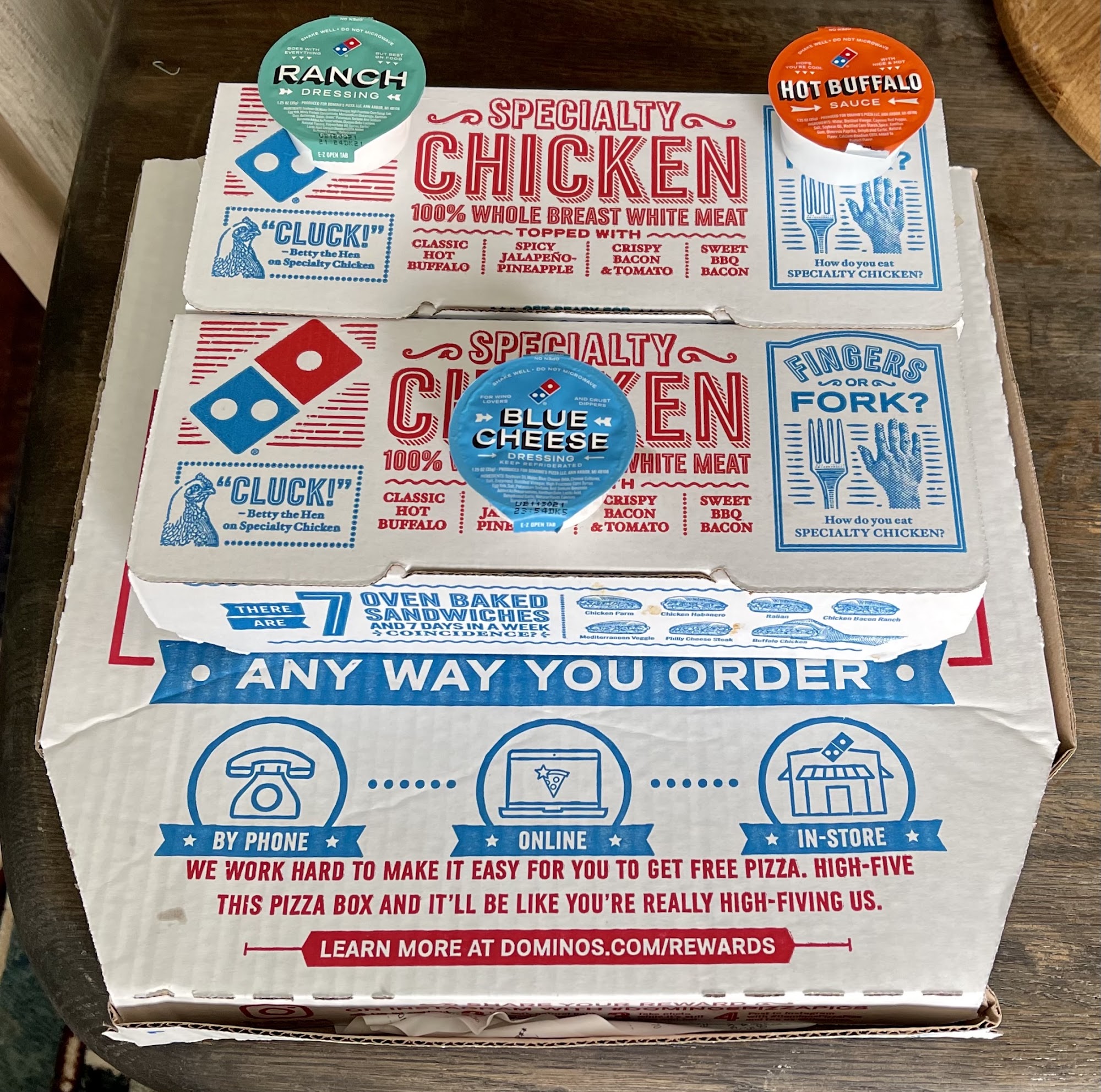 Domino's Pizza Menu