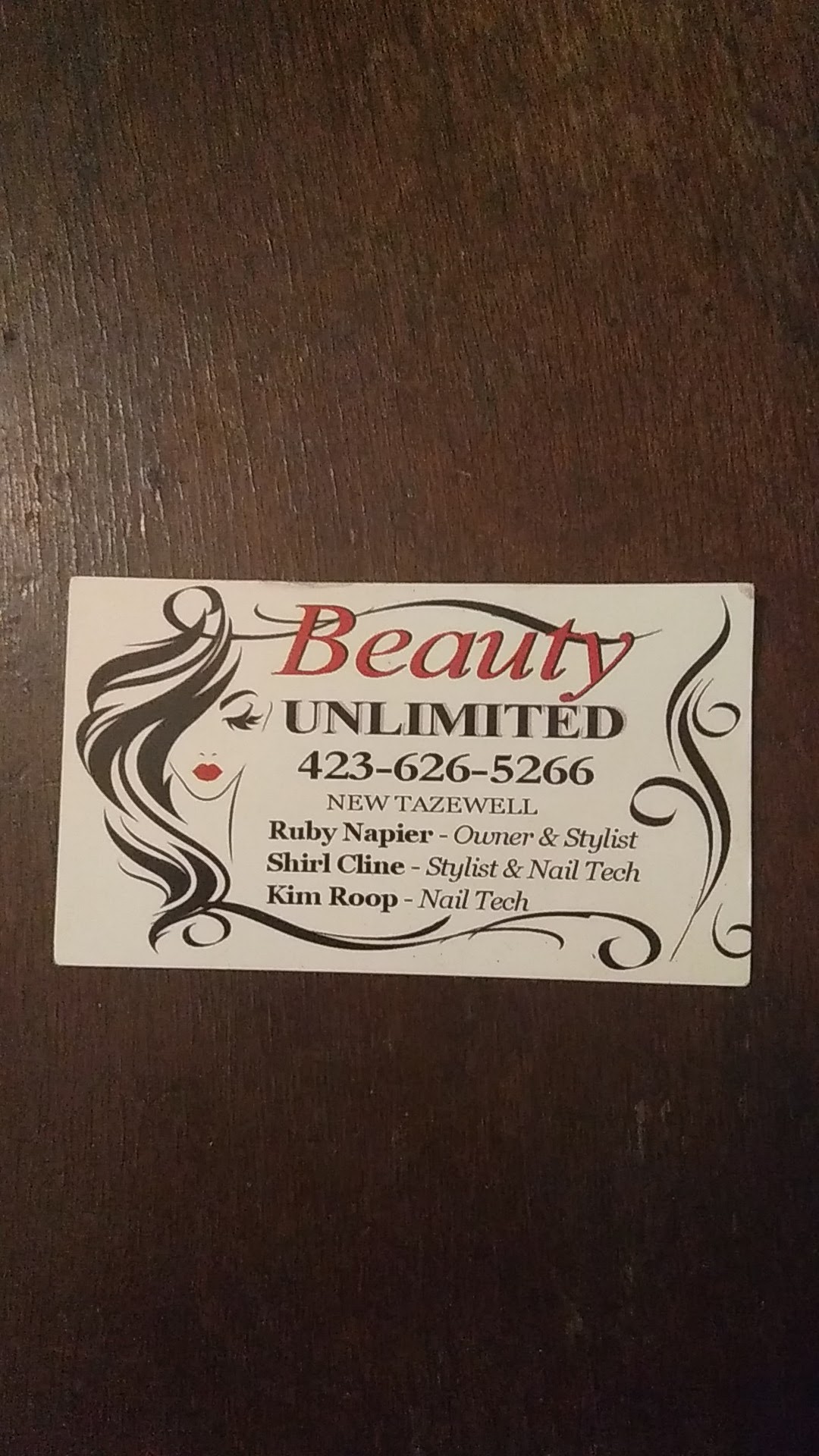 Beauty Unlimited 121 Main St, New Tazewell Tennessee 37825