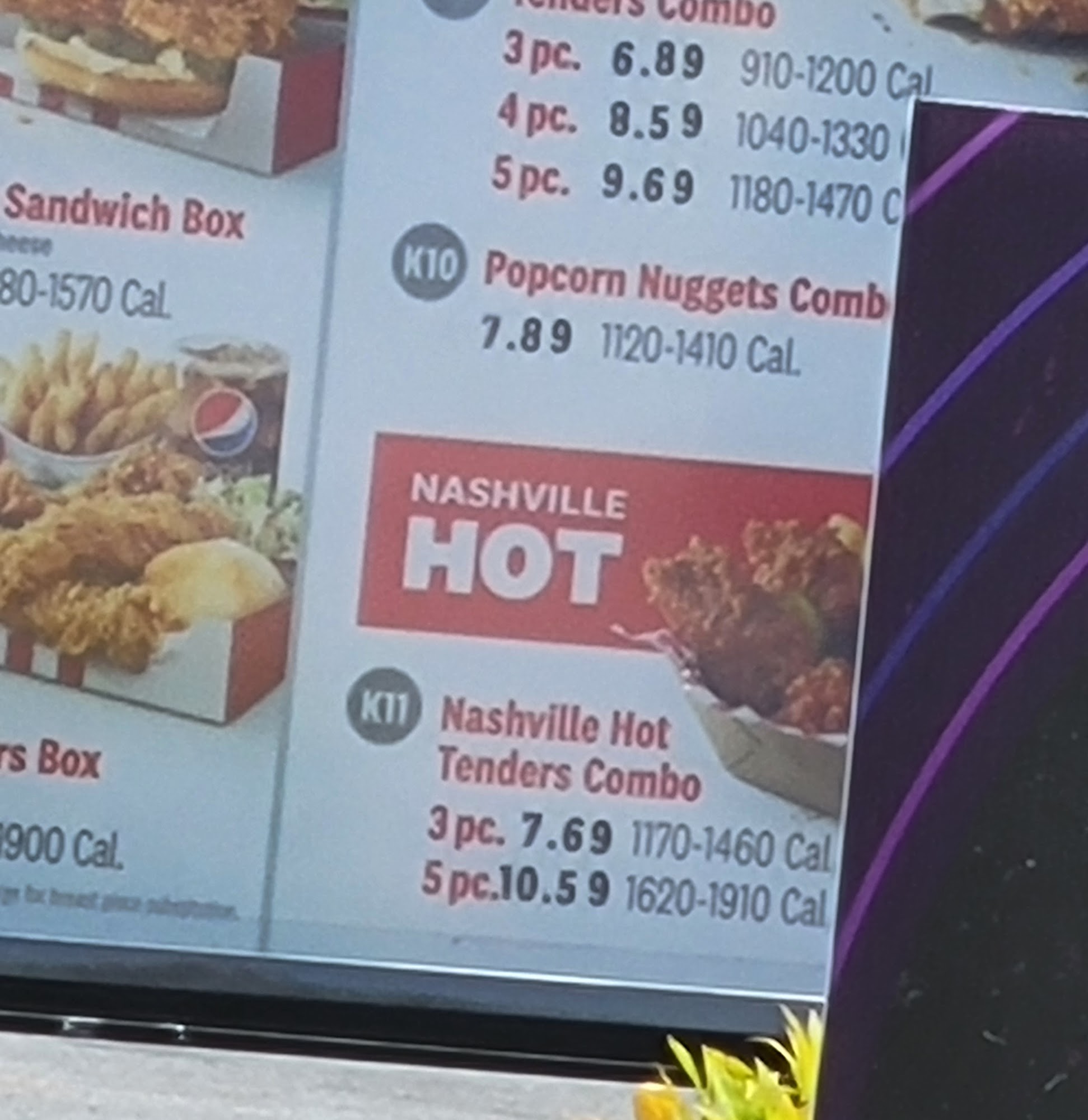 Taco Bell / KFC Menu