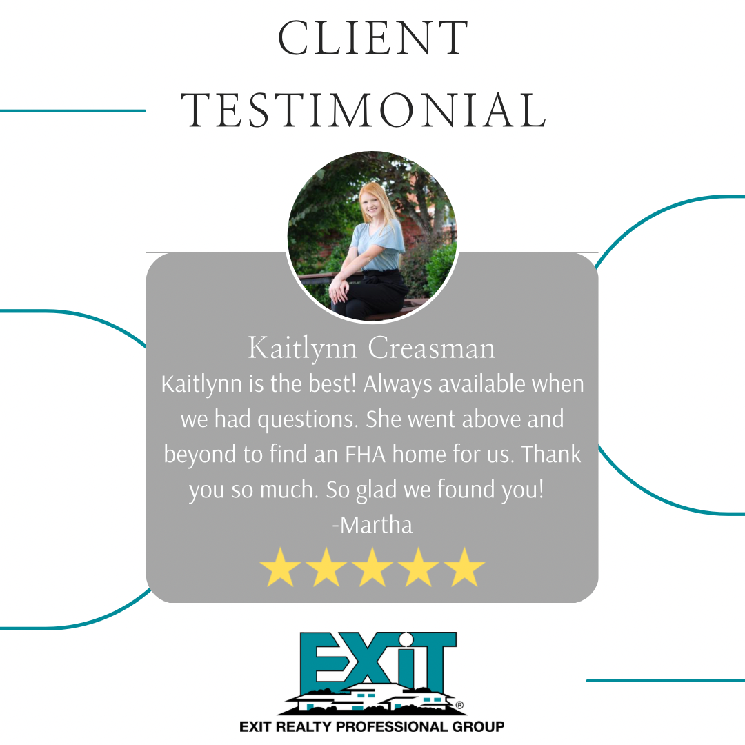 Kaitlynn Creasman, EXIT Realty Professional Group 9217 Dayton Pike suite 102, Soddy-Daisy Tennessee 37379