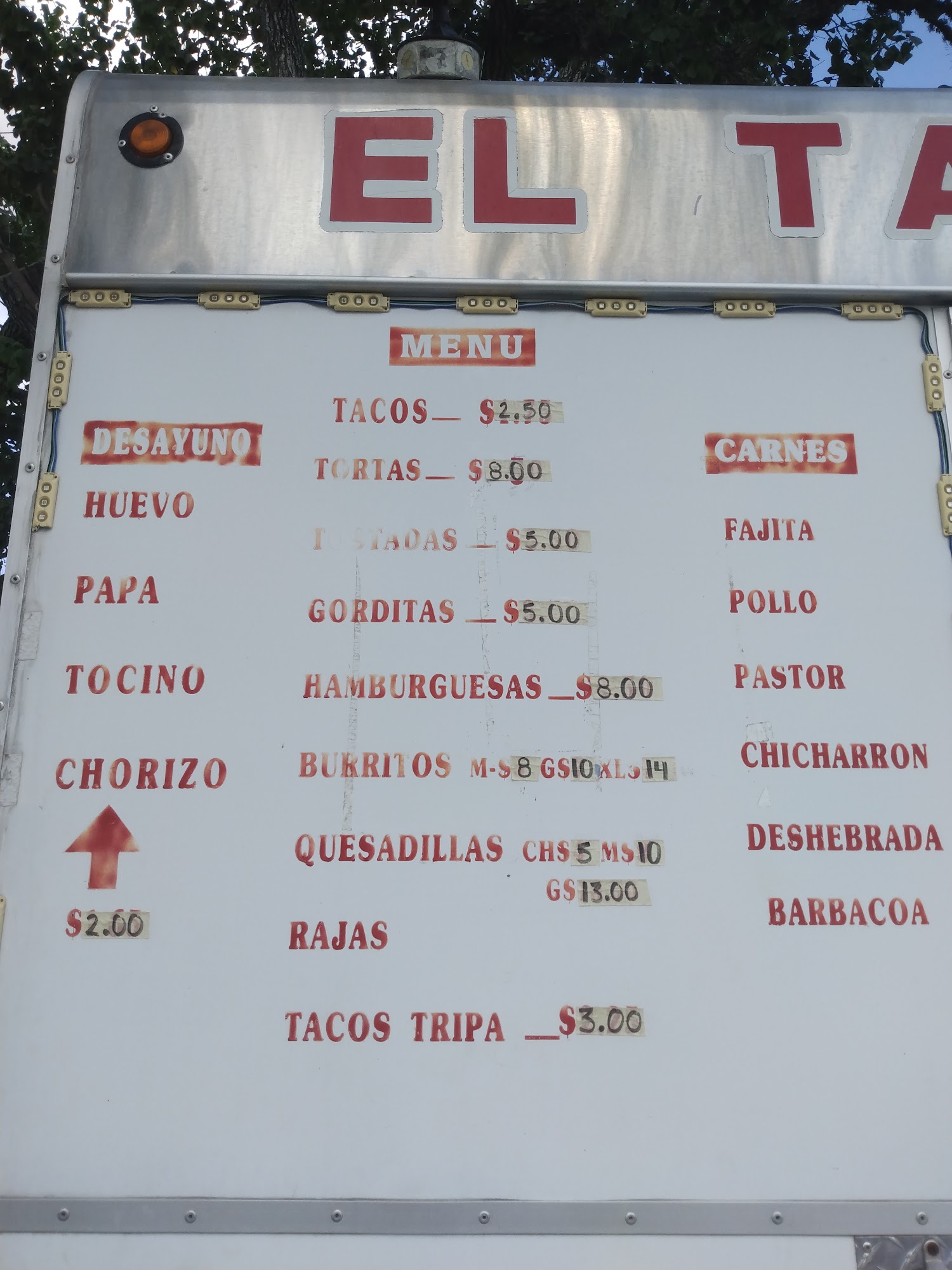 El Taquito Mexican Restaurant Shepherd Menu 40 - 34ds0us