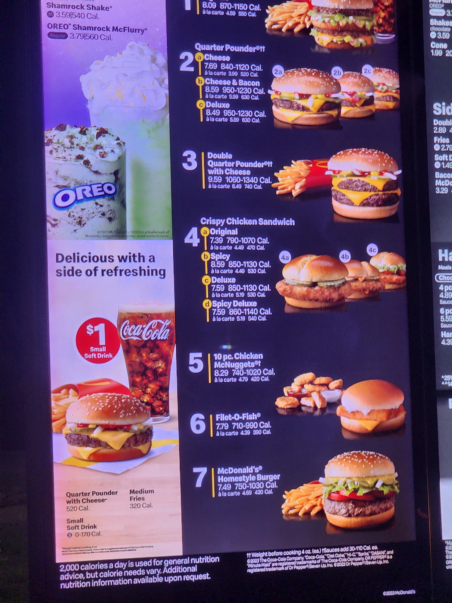 McDonald's Menu