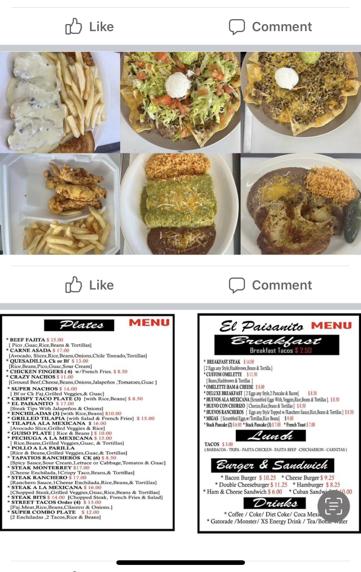 El Paisanito, Austin Menu, Reviews (13), Photos Restaurantji