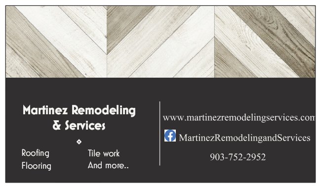 Martinez Remodeling & Services 13415 TX-31, Brownsboro Texas 75756