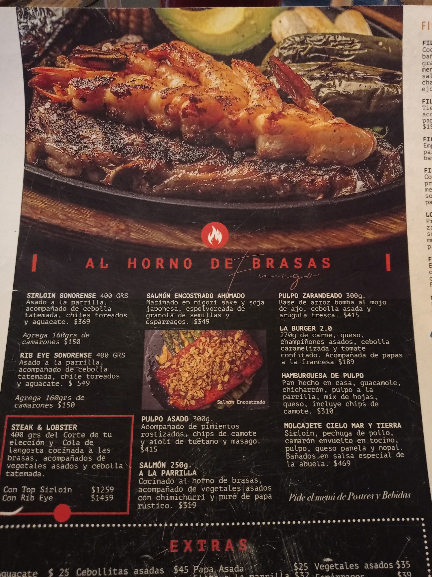 Beach Bar Menu