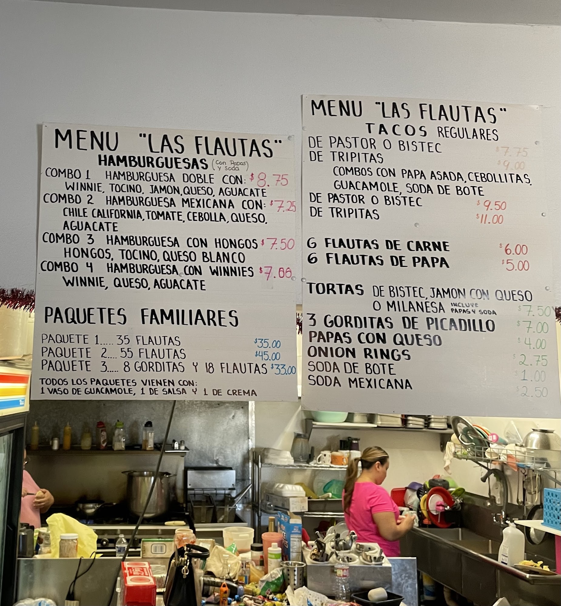 Las Flautas H&H Rest Menu