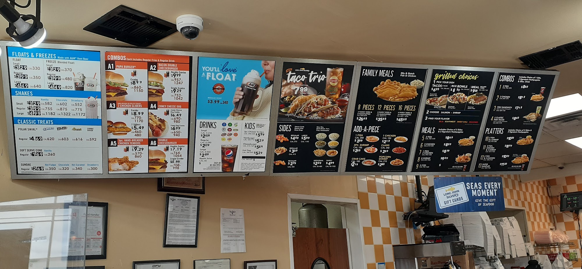 Long John Silver's | A&W Menu