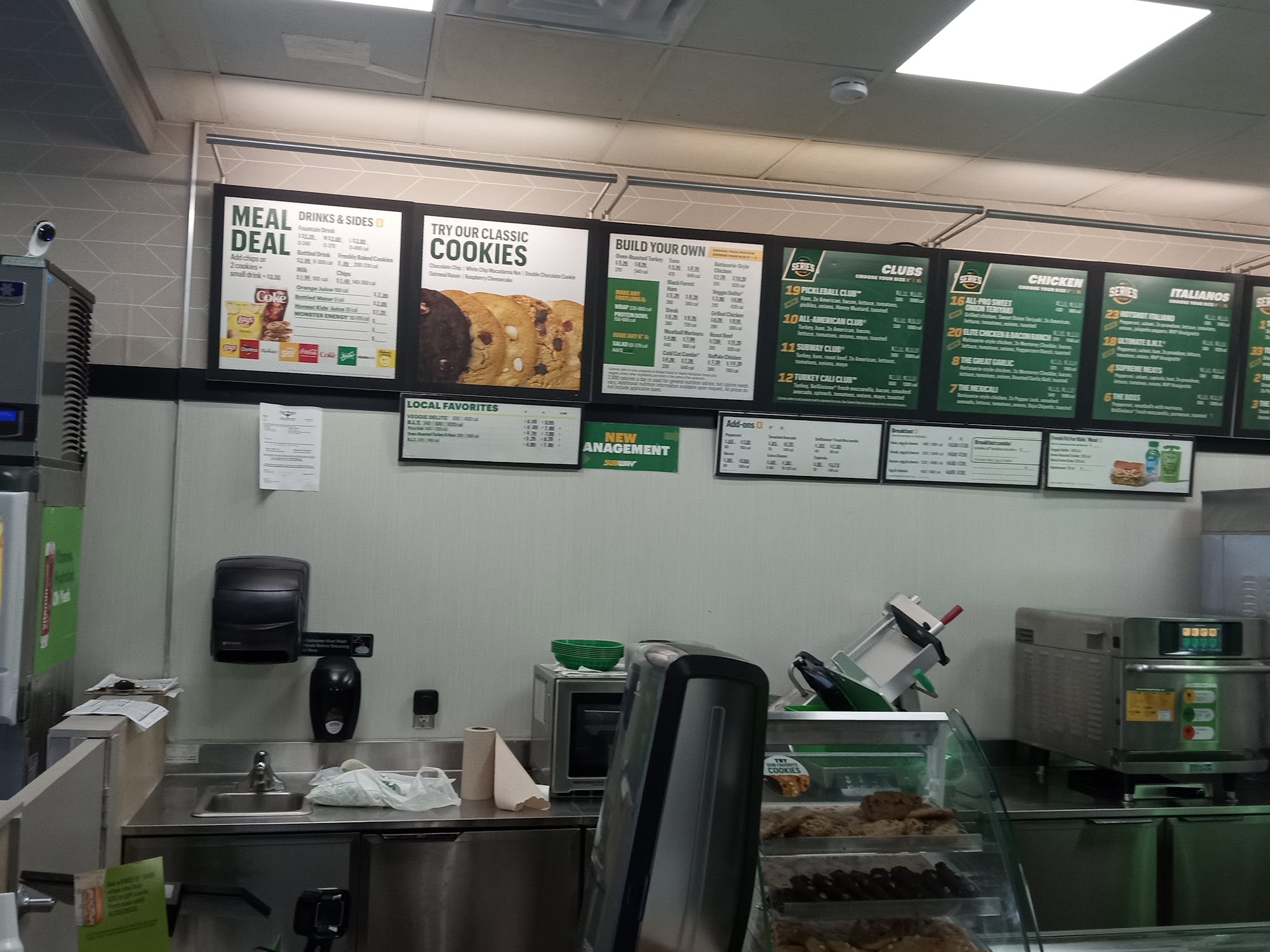 Subway Menu