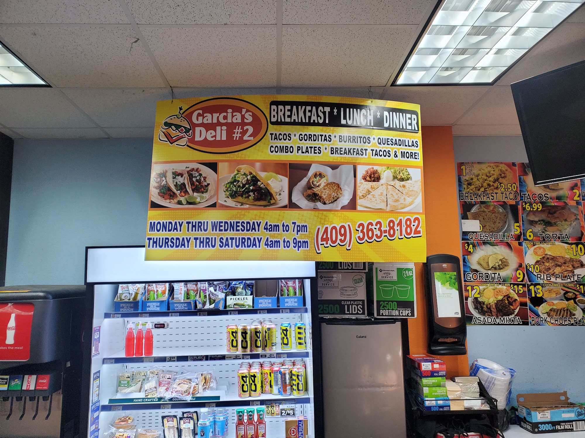 Garcias deli #2 Menu