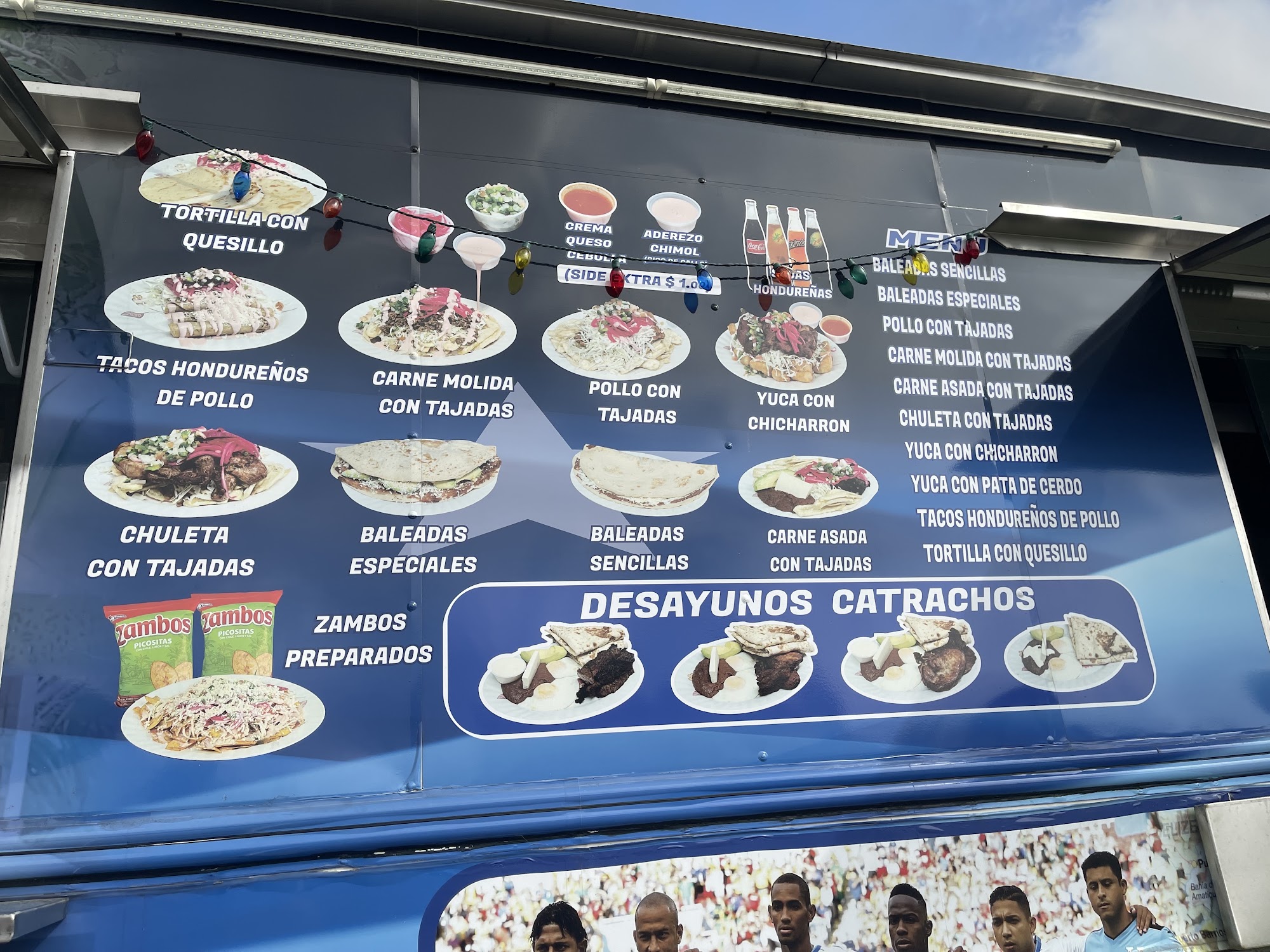 Sason Catracho (Food Truck) Menu