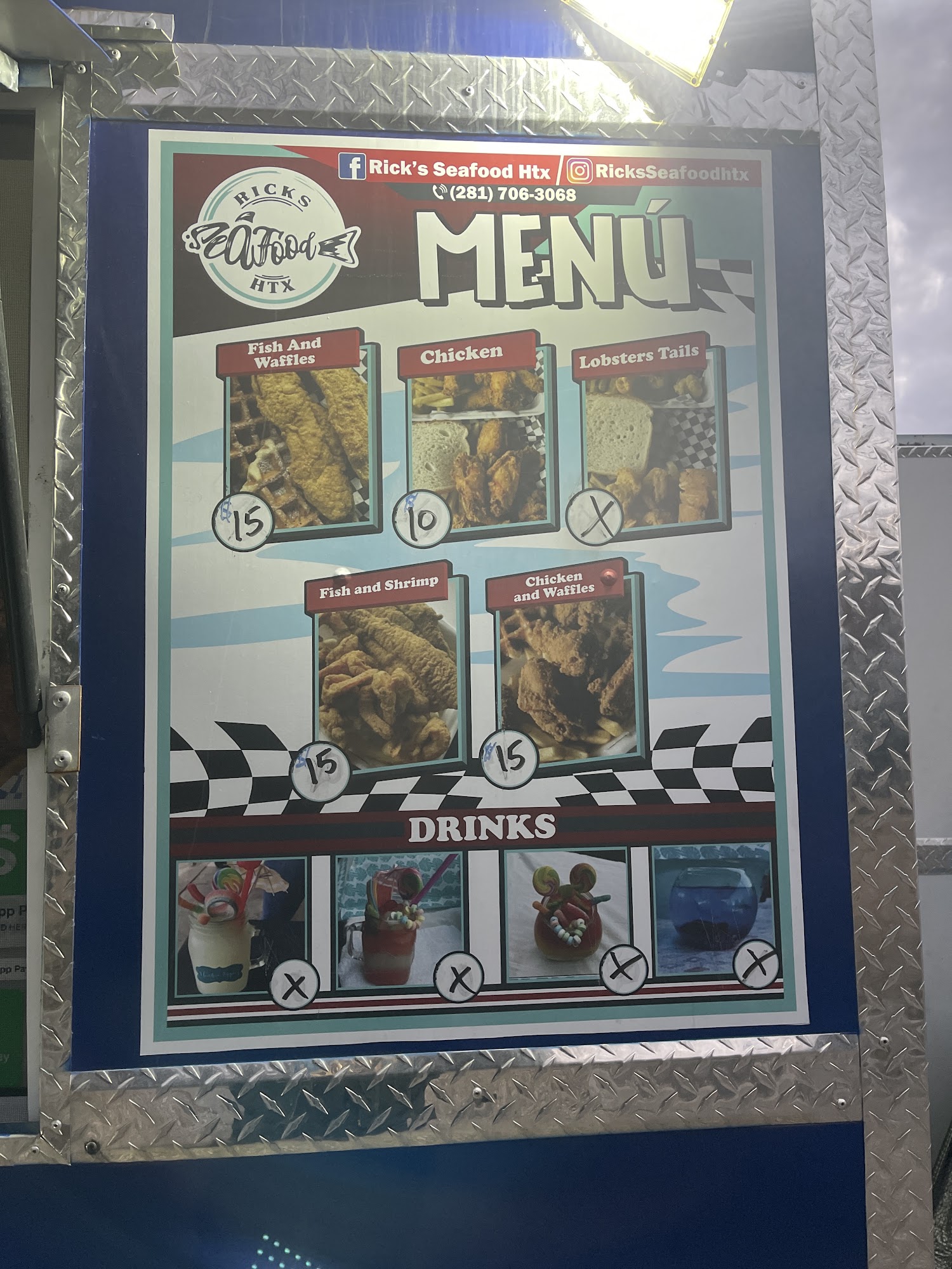 Rick's Seafood (Food Truck) Menu
