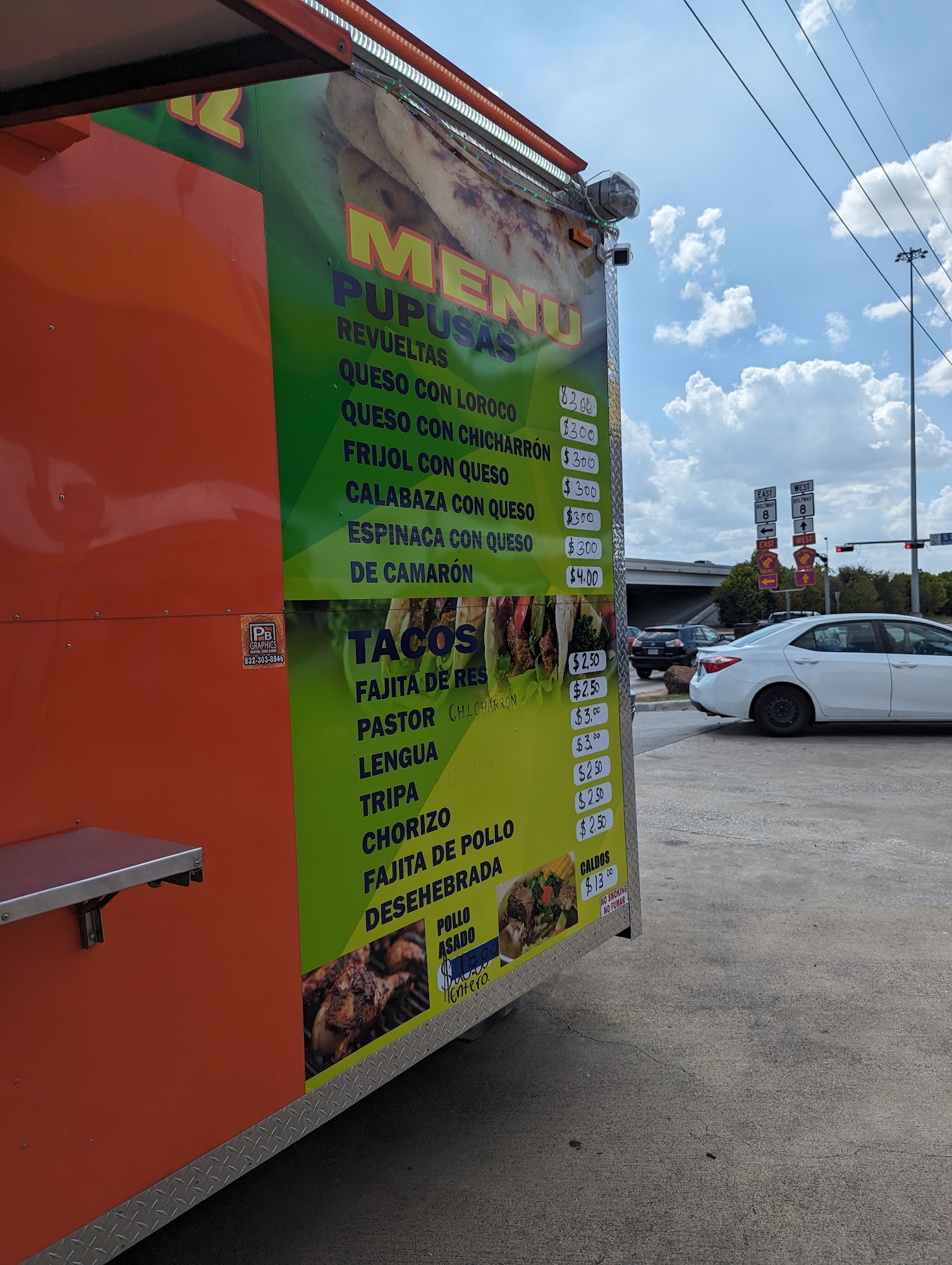 Doris Tacos Menu