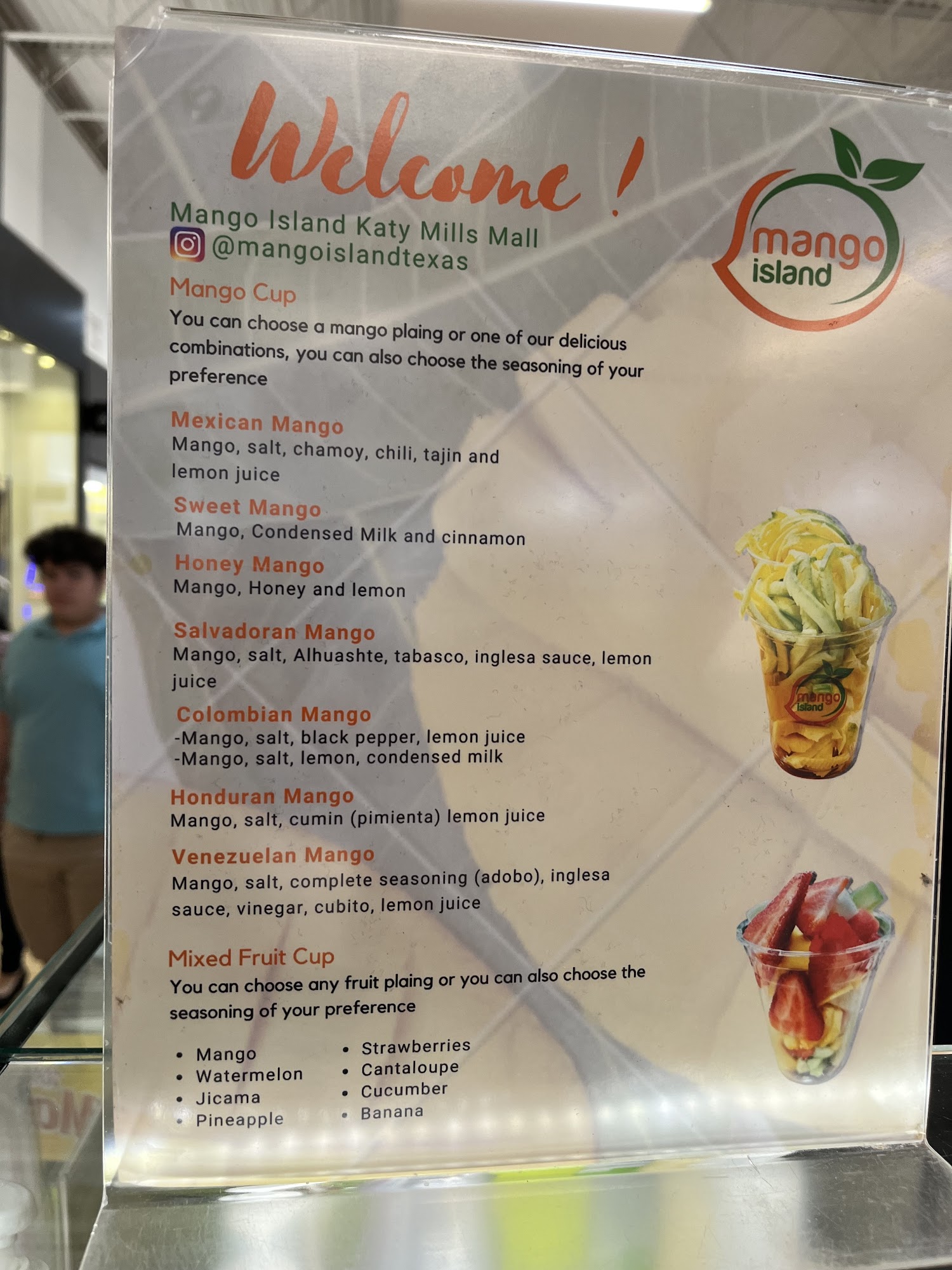 Mango Island Menu