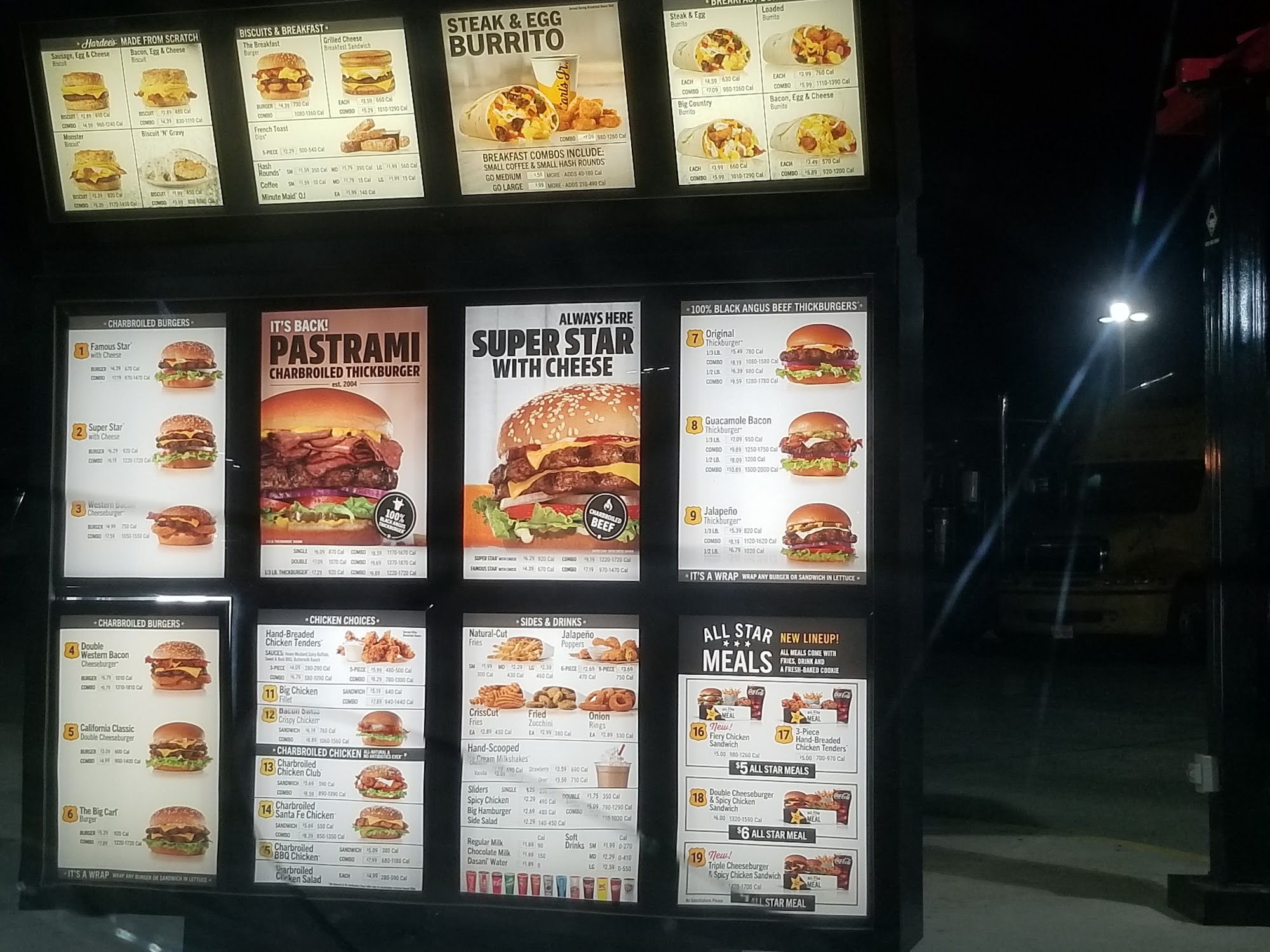 Carl’s Jr. Menu