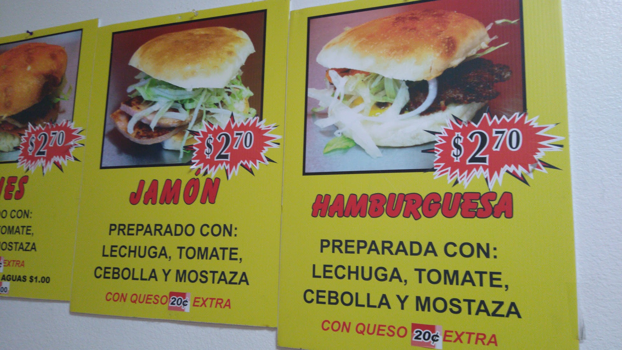 Loncheria El Popo Menu