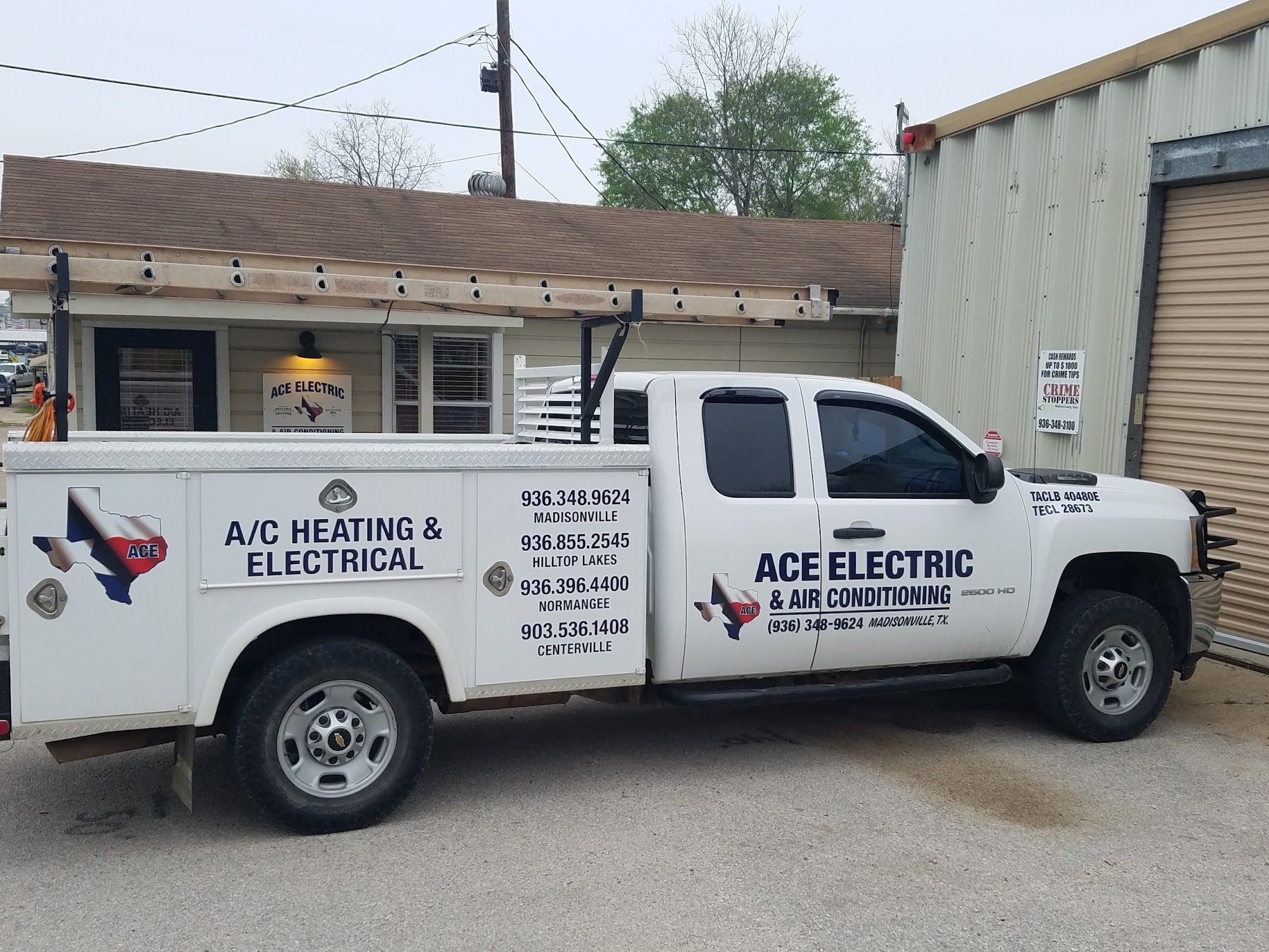 Ace Electric & Air Conditioning 603 S May St, Madisonville Texas 77864