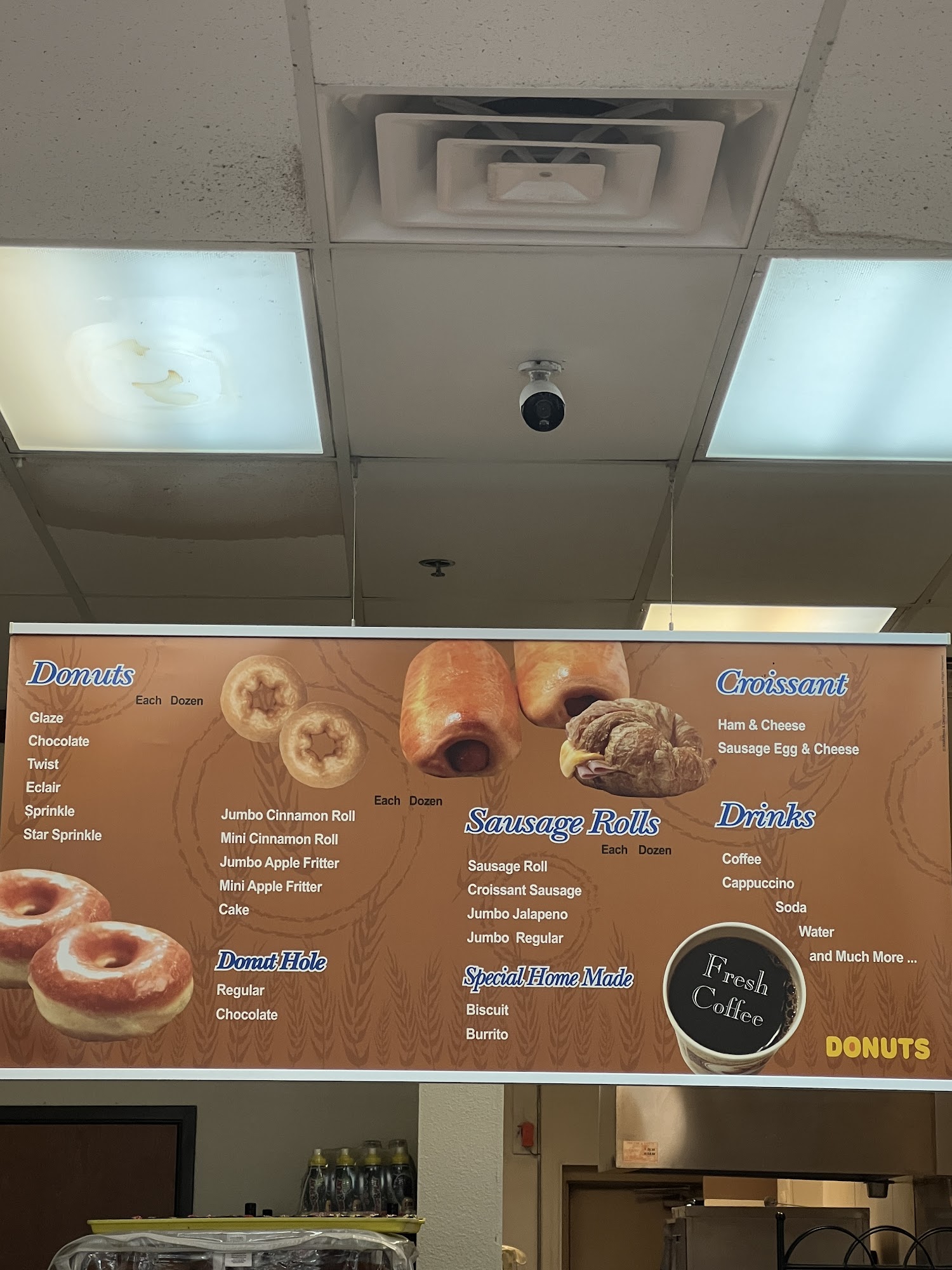 OMG Donuts Menu