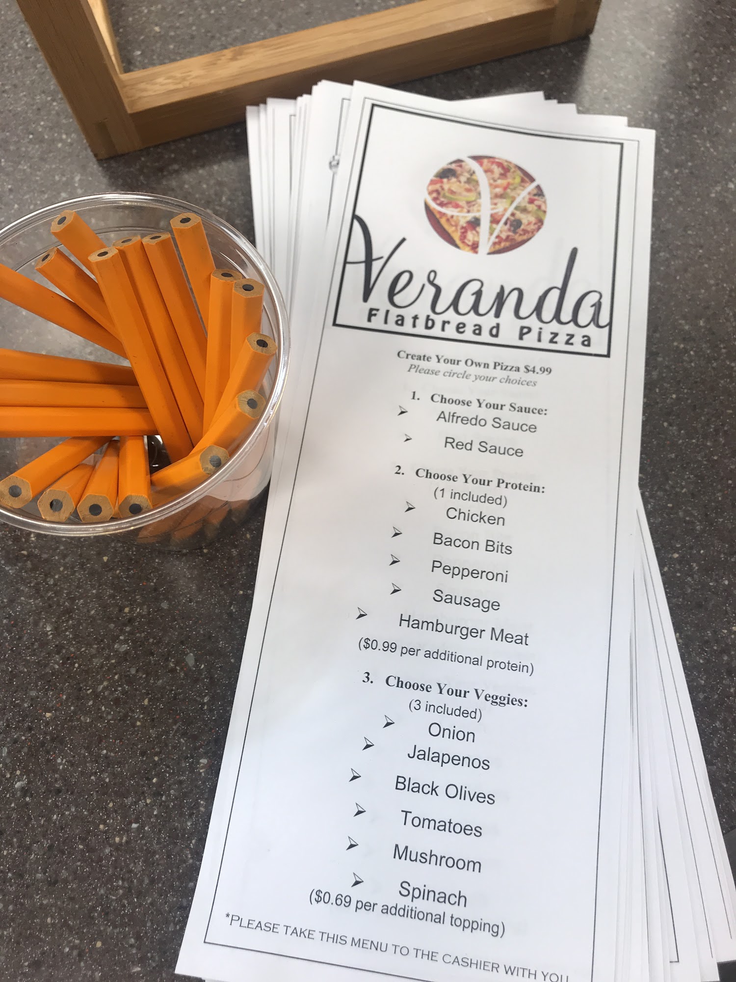 Veranda Cafe at Christus Good Shepherd Marshall Menu