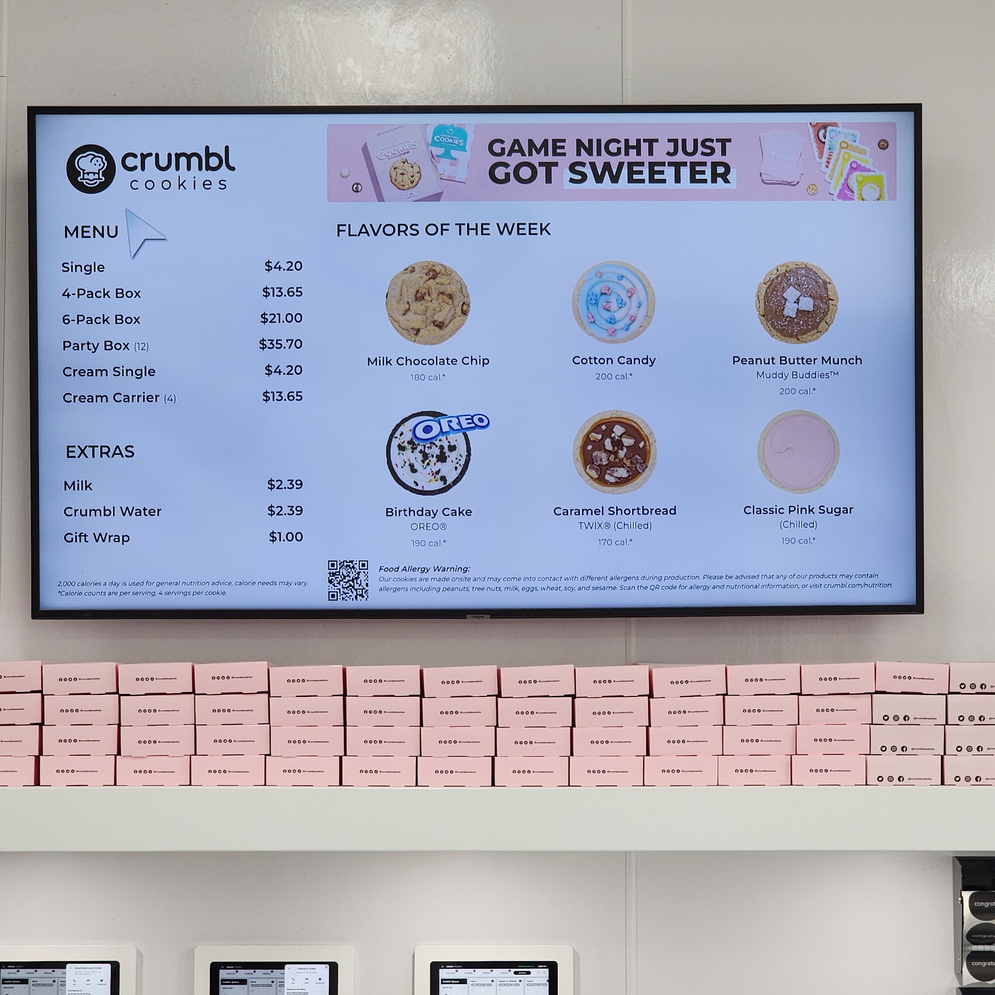 Crumbl - McKinney Menu