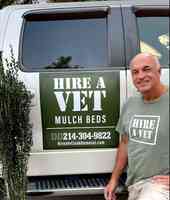 Hire a Vet Mulch Beds & Junk Removal