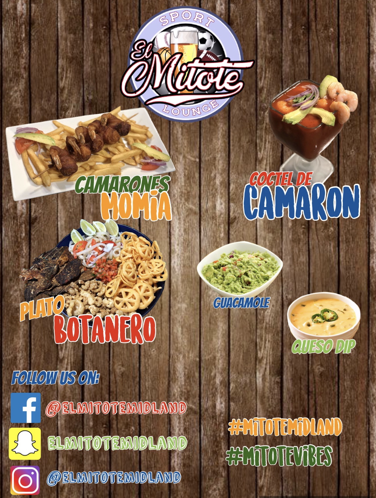 El MITOTE SPORTS LOUNGE Menu