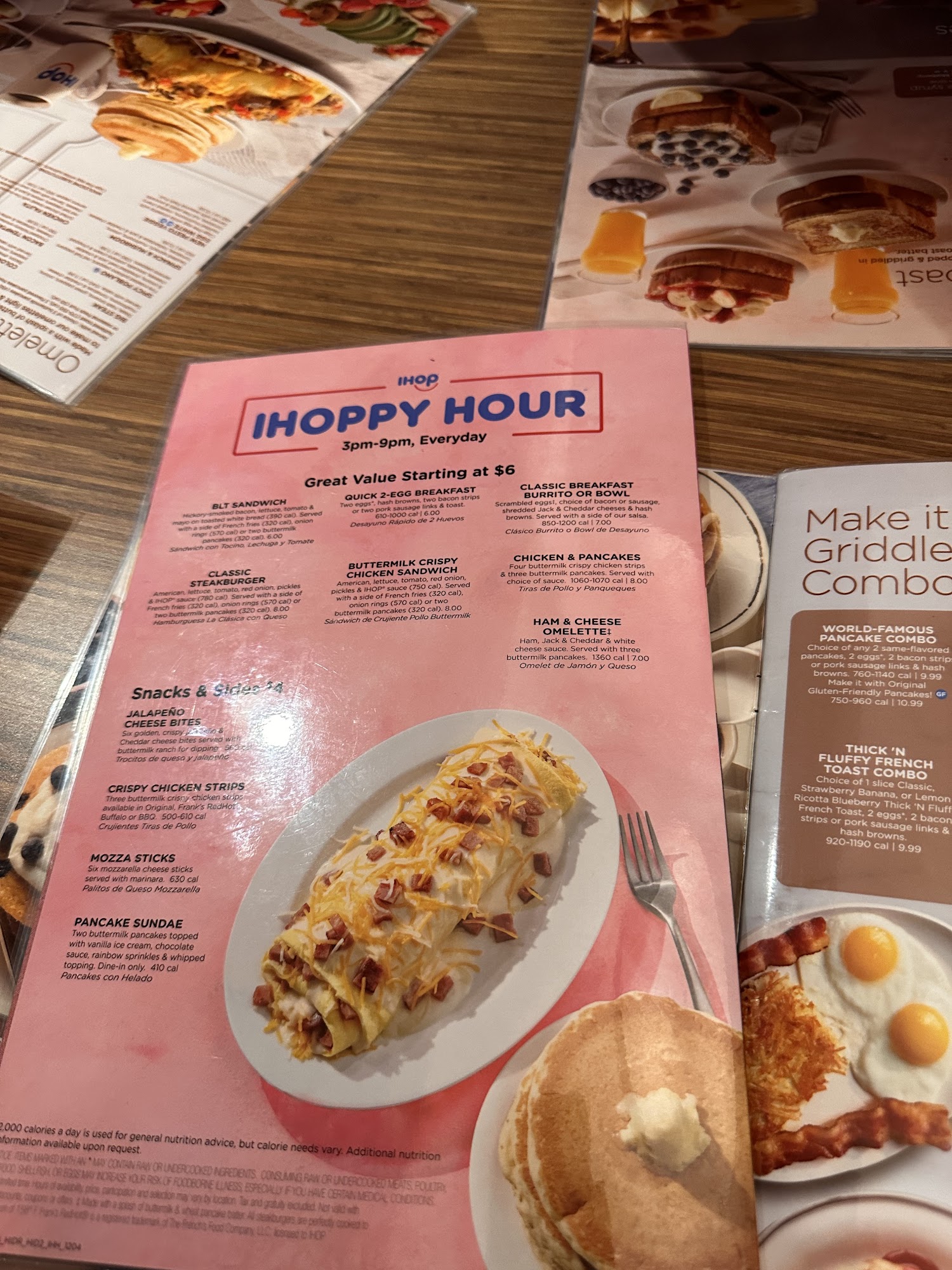 IHOP Menu