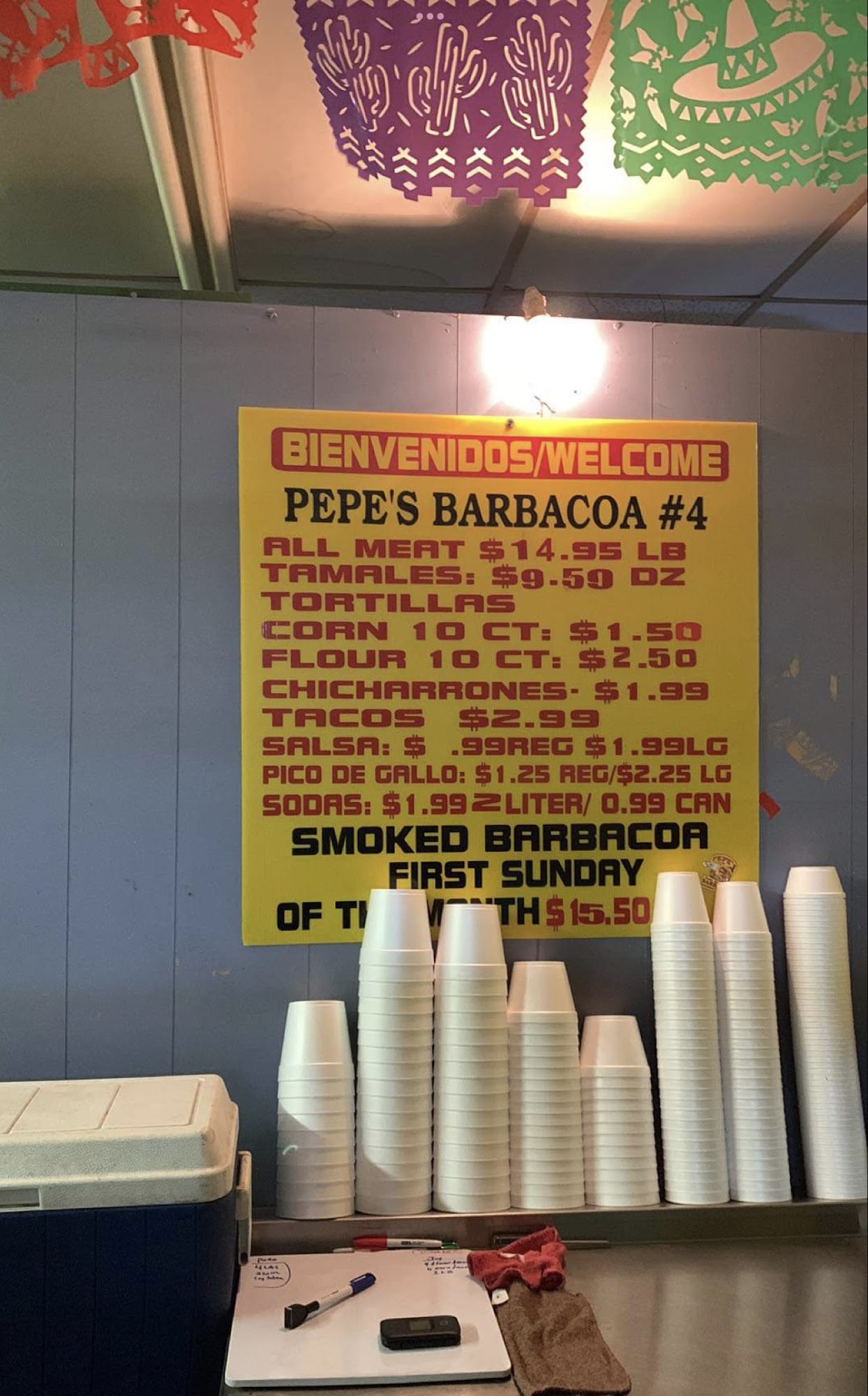 Pepe's Barbacoa #4- Bandera Rd. (cash only) Menu