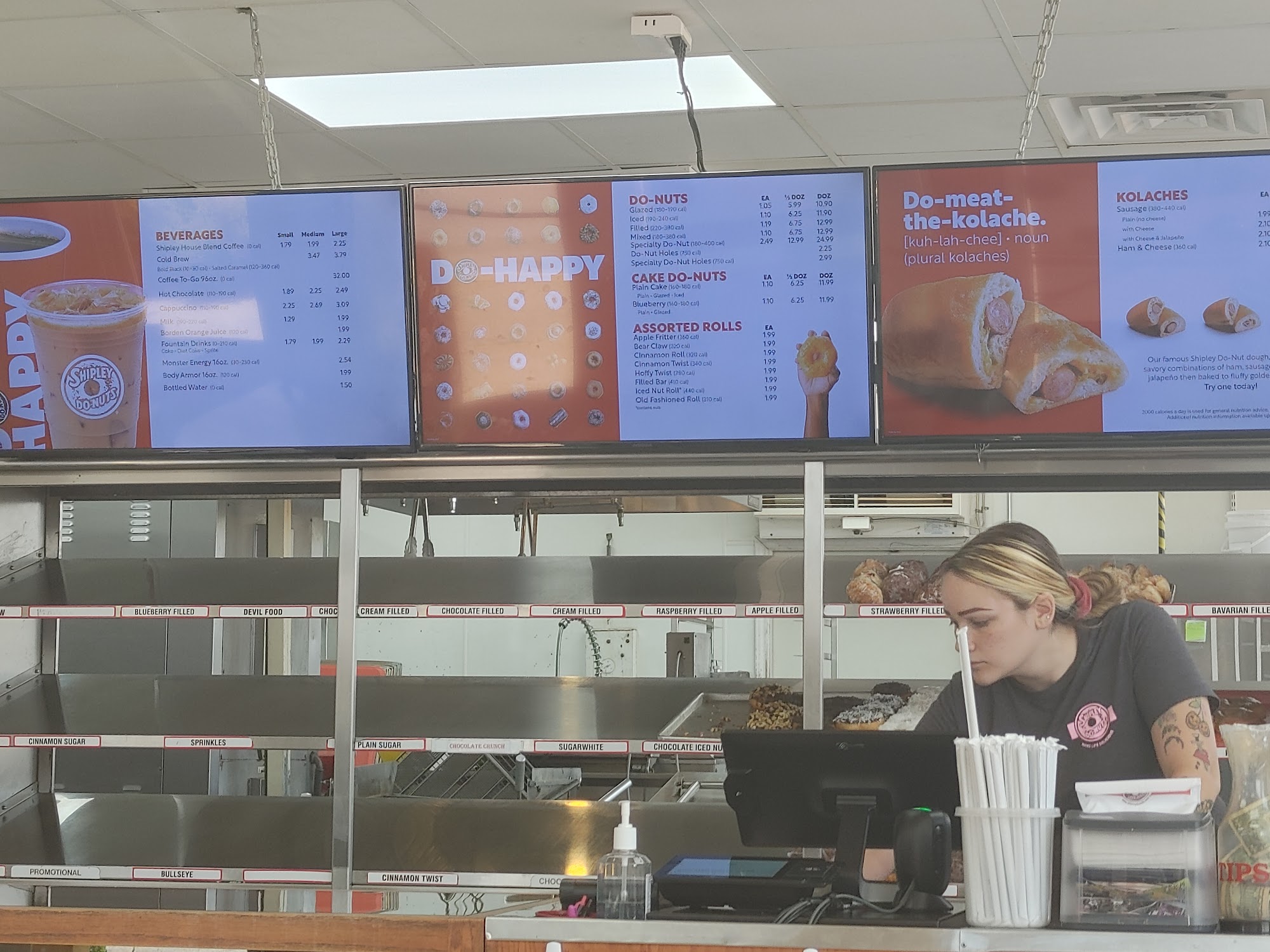 Shipley Do-Nuts Menu