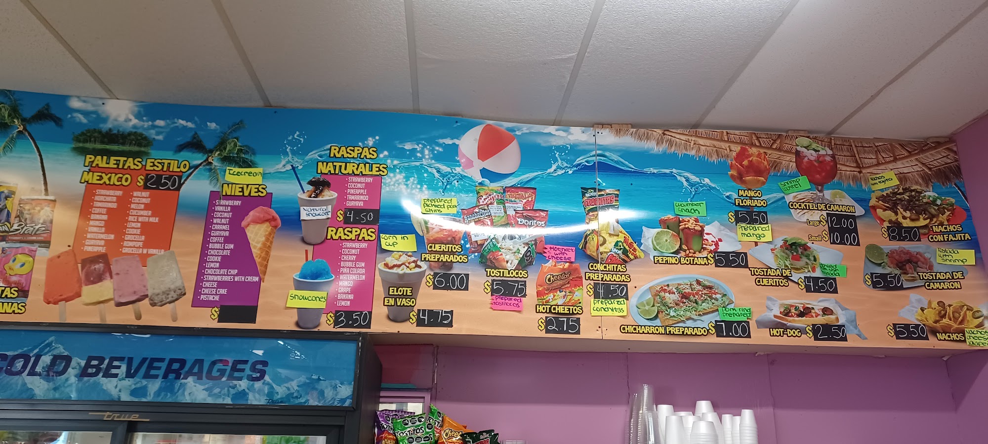 Paleteria Y Neveria Encanto Menu